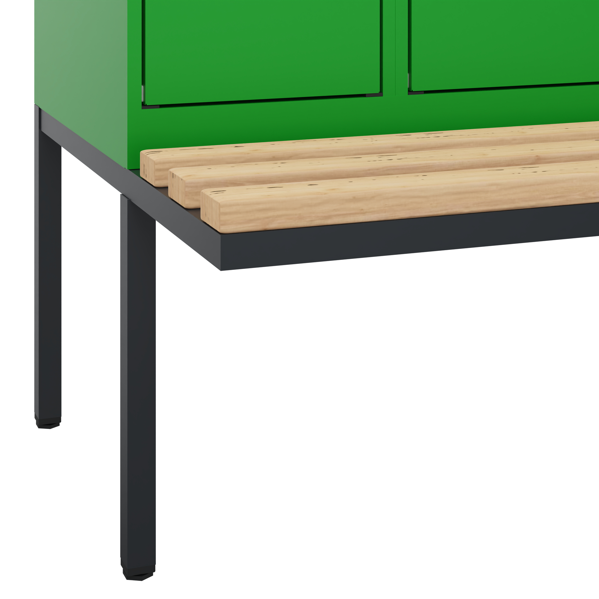 C+P Spind Evolo PLUS, Bank, 3 Abteile, 2120x900x81