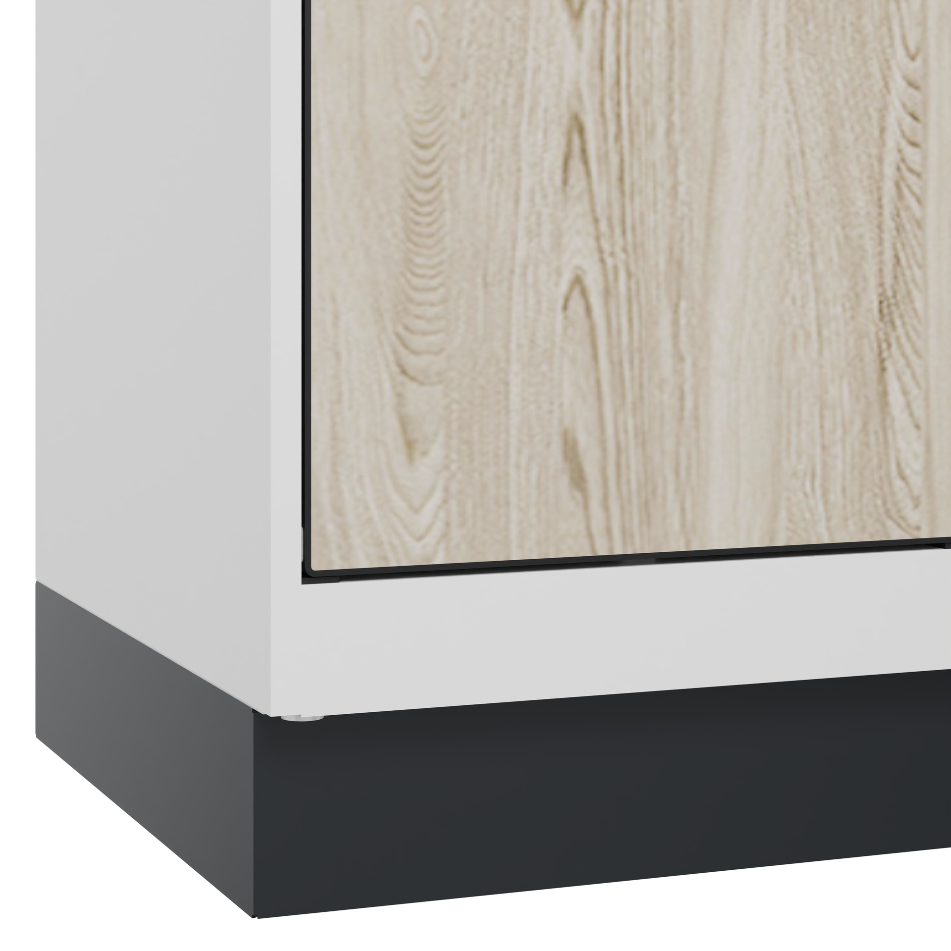 C+P Schlie�fachschrank Evolo PLUS, Sockel, 8 F�cher, 1950x800x500mm