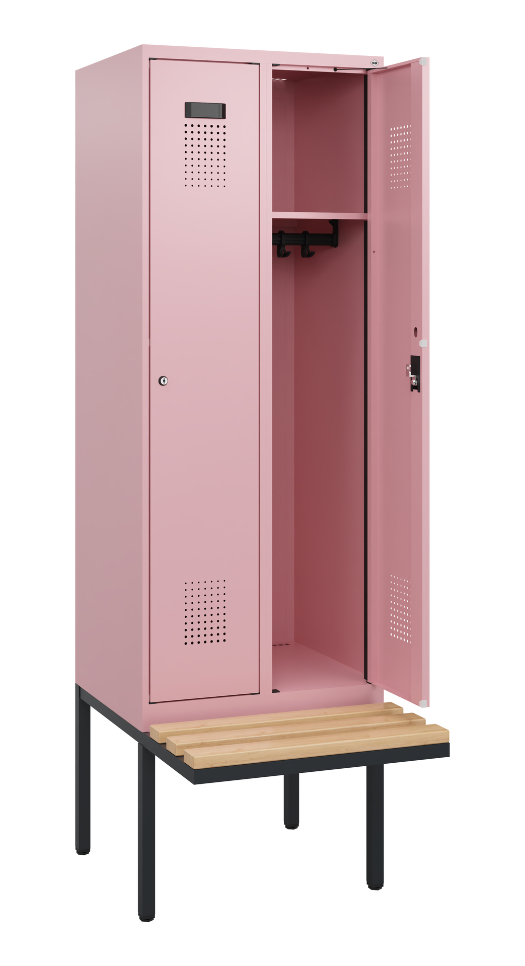 C+P Spind Evolo PLUS, Bank, 2 Abteile, 1950x600x81