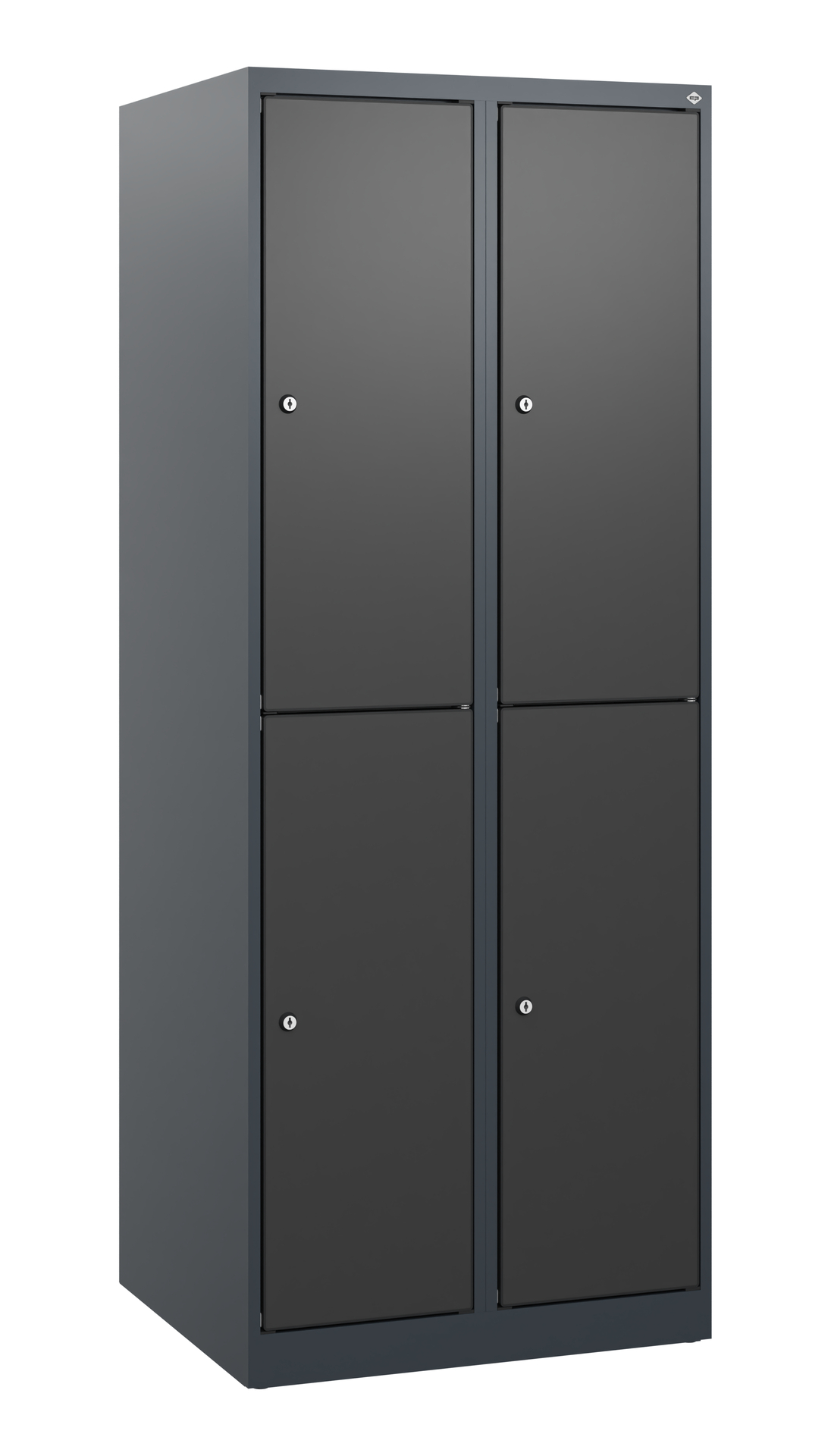 C+P Doppelst�ckiger Schulspind Evolo PLUS, 4 F�cher, 1530x600x500mm