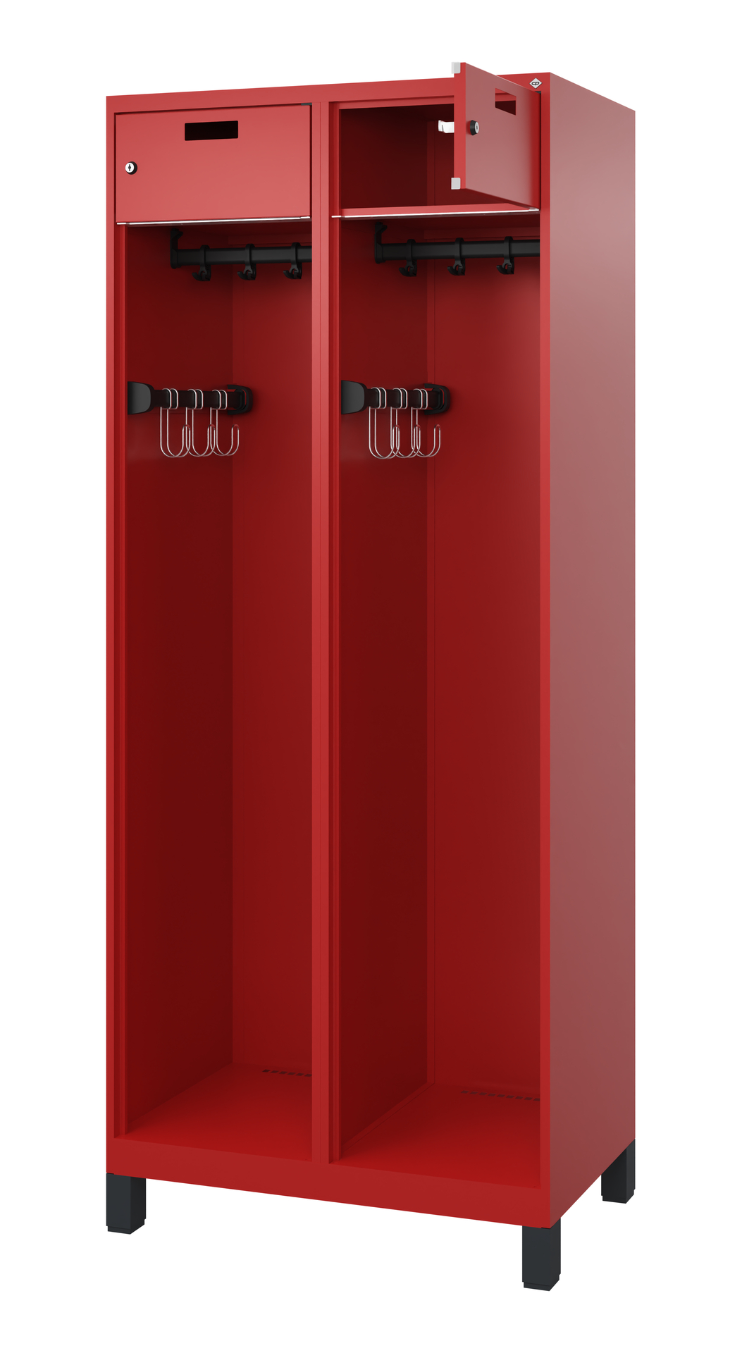 C+P Feuerwehrspind Praktus, 2 Abteile, 1850x800x50