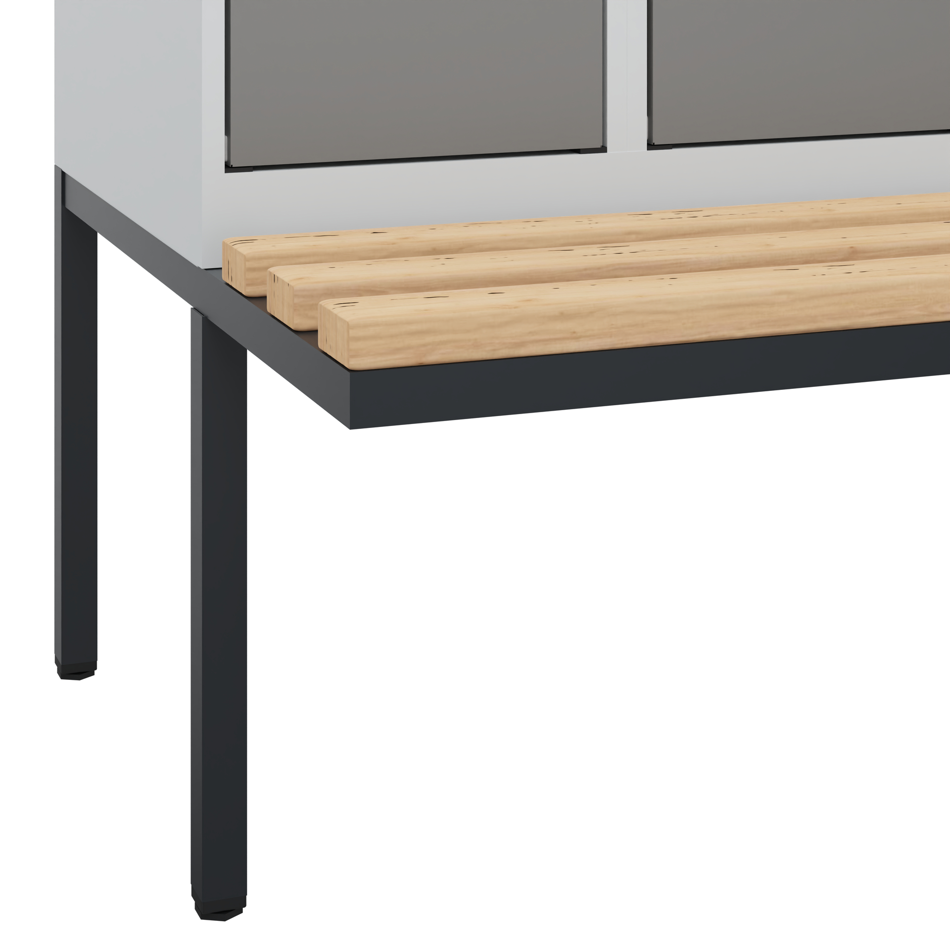 C+P Spind Evolo PLUS, Bank, 2 Abteil, 2120x600x815