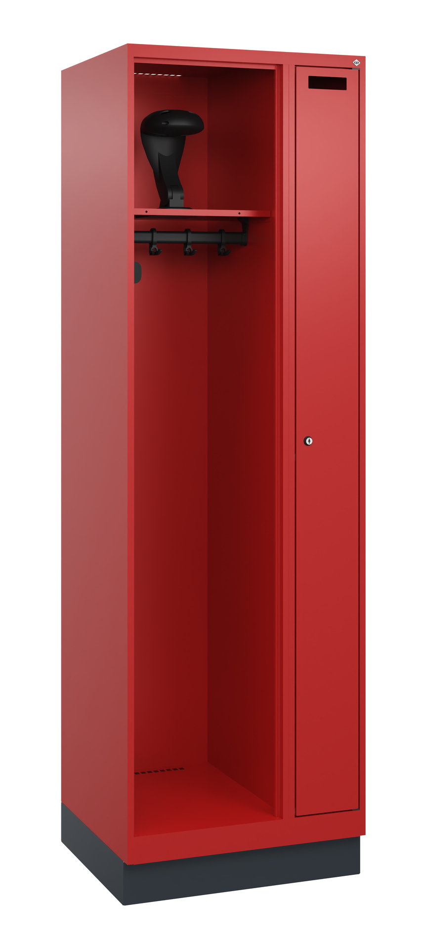 C+P Feuerwehrspind Kombi, 1 Abteil, 1850x600x500mm