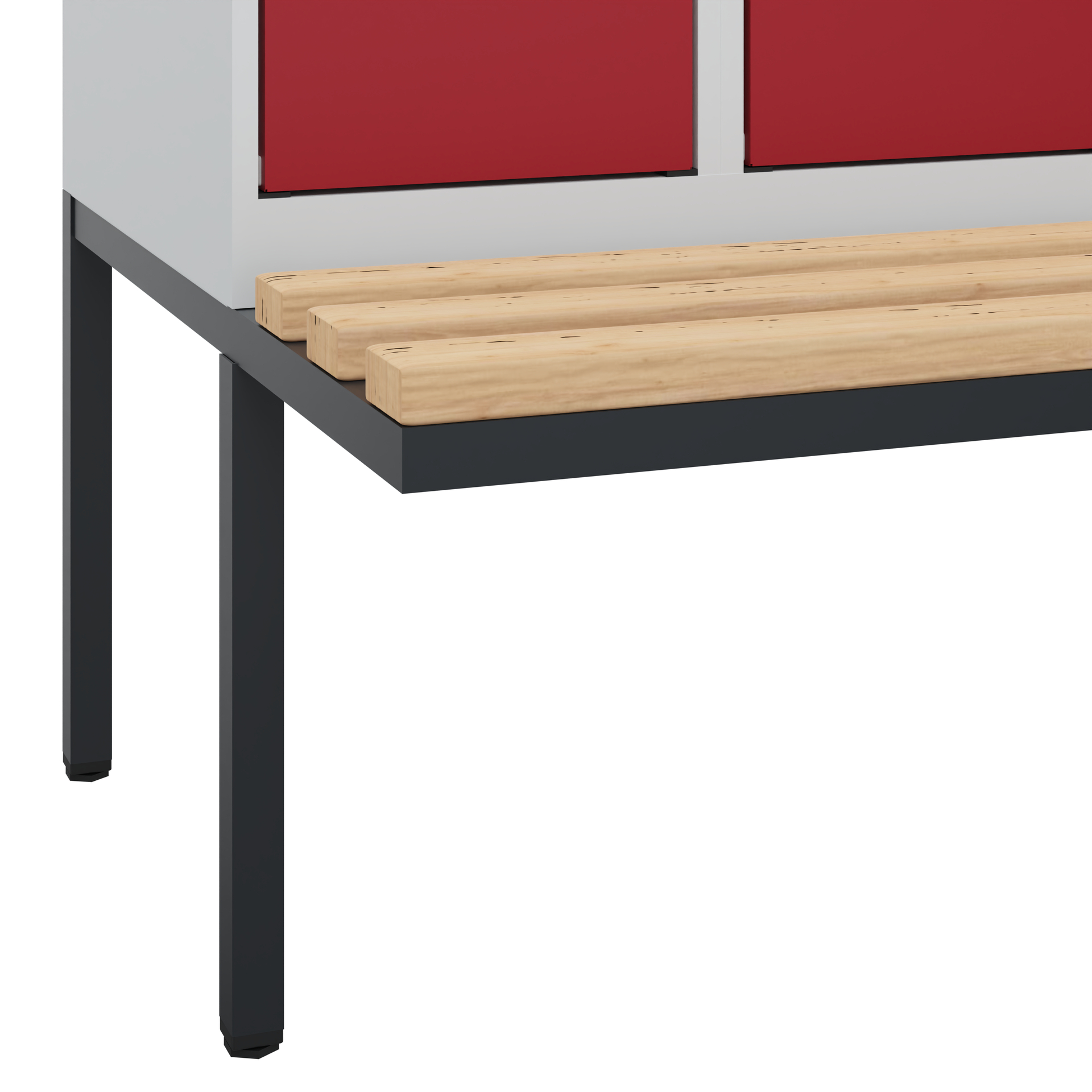 C+P Spind Evolo PLUS, Bank, 2 Abteil, 2120x600x815