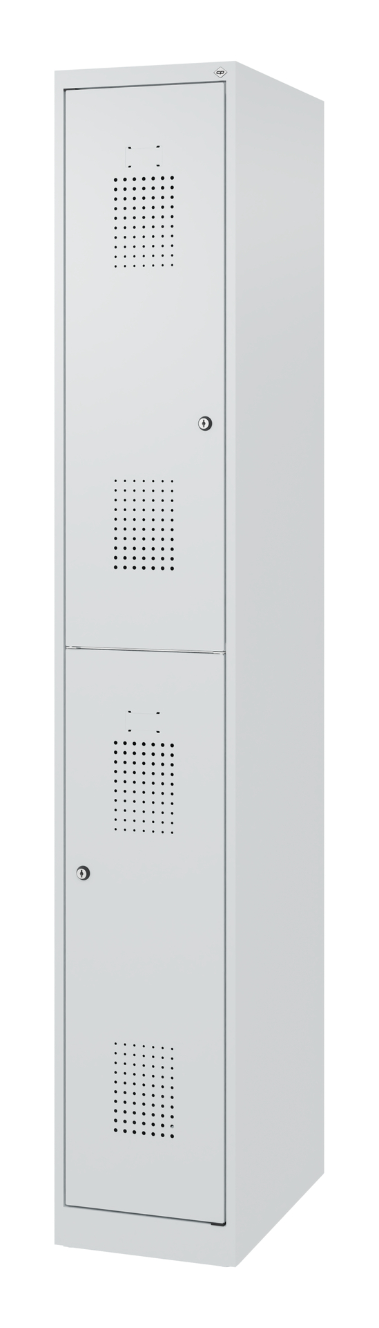 C+P Feuerwehrspind FLEXO WHITE, 1 Abteil, 2 Stöcki