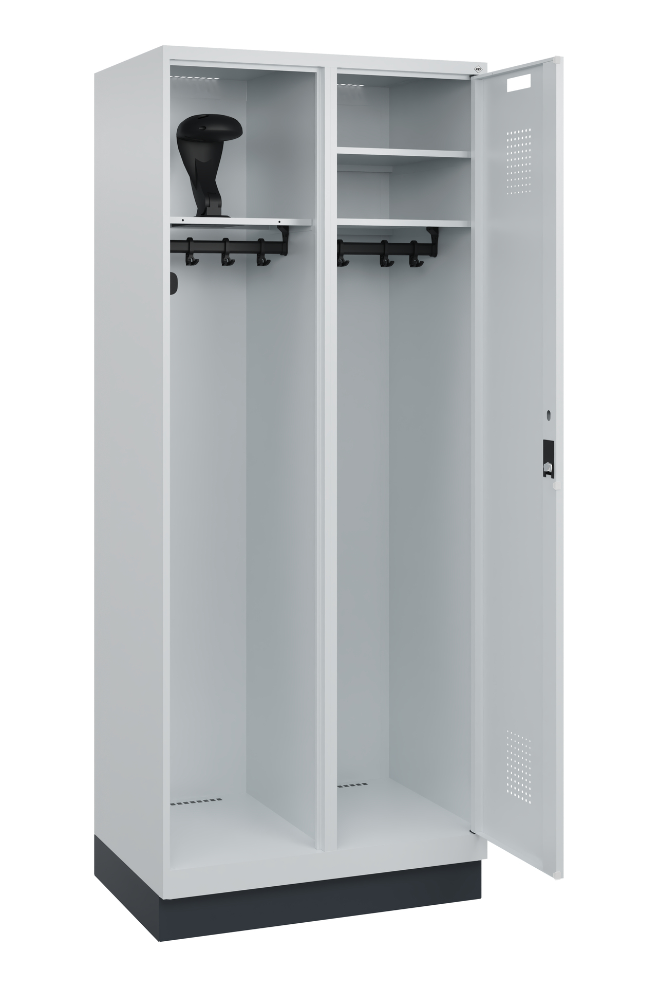 C+P Feuerwehrspind Kombi, 1 Abteil, 1850x800x500mm