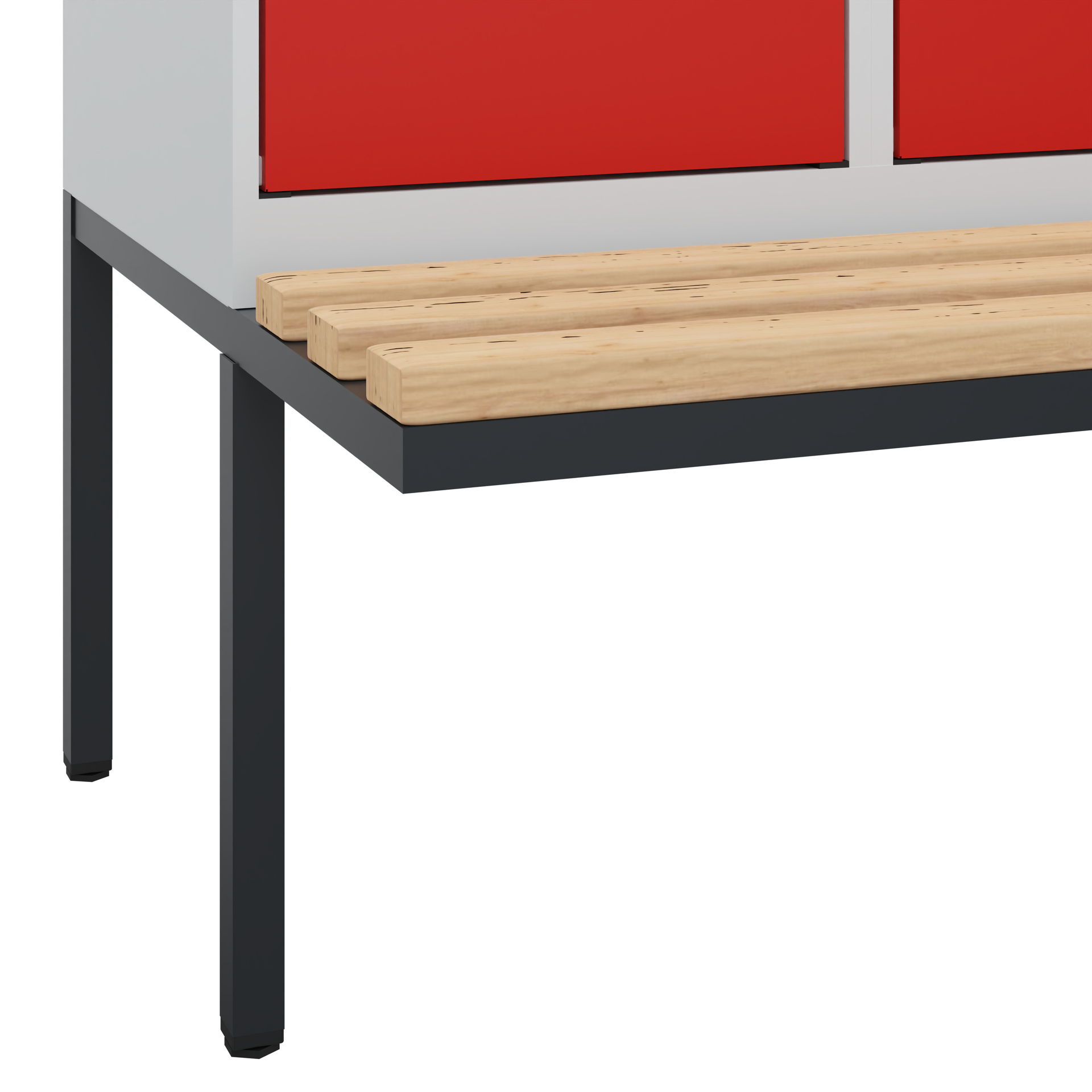 C+P Spind Evolo PLUS, Bank, 3 Abteile, 1950x1200x8