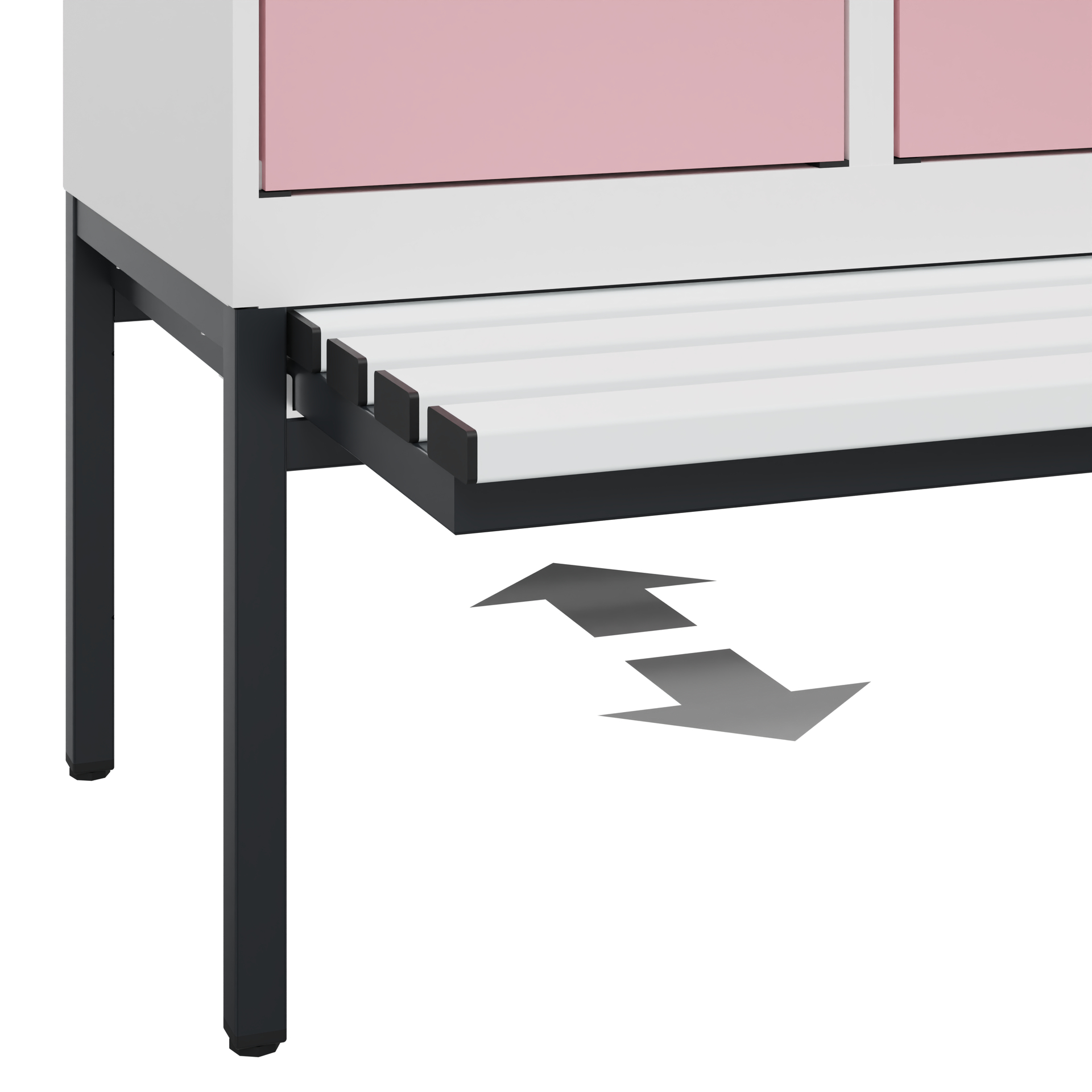 C+P Spind Evolo PLUS, Bank, 3 Abteile, 2120x1200x815mm