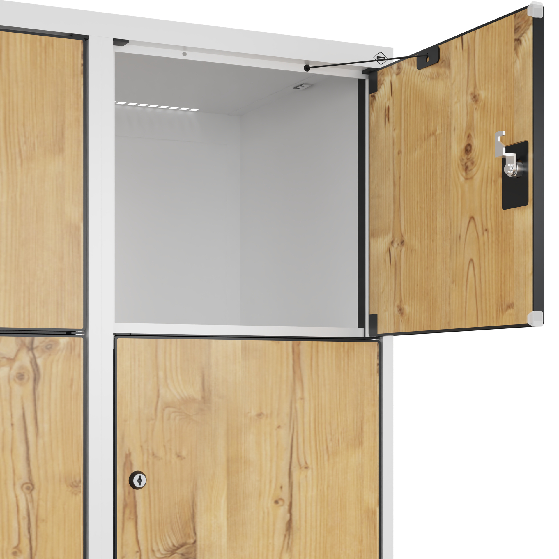 C+P Schlie�fachschrank Evolo PLUS, F��e, 15 F�cher, 1950x1200x500mm