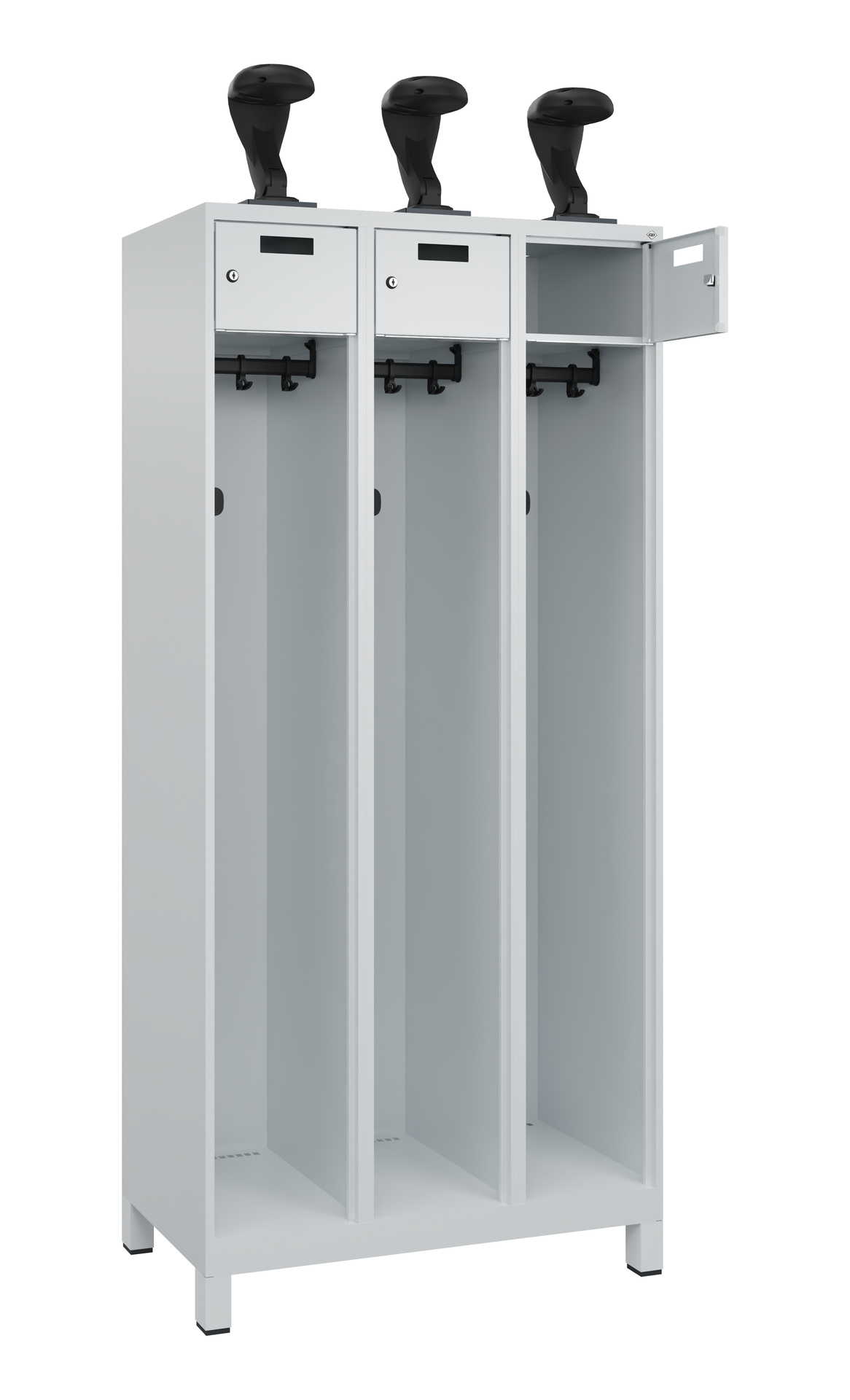 C+P Feuerwehrspind Praktus, 3 Abteile, 1850x900x50