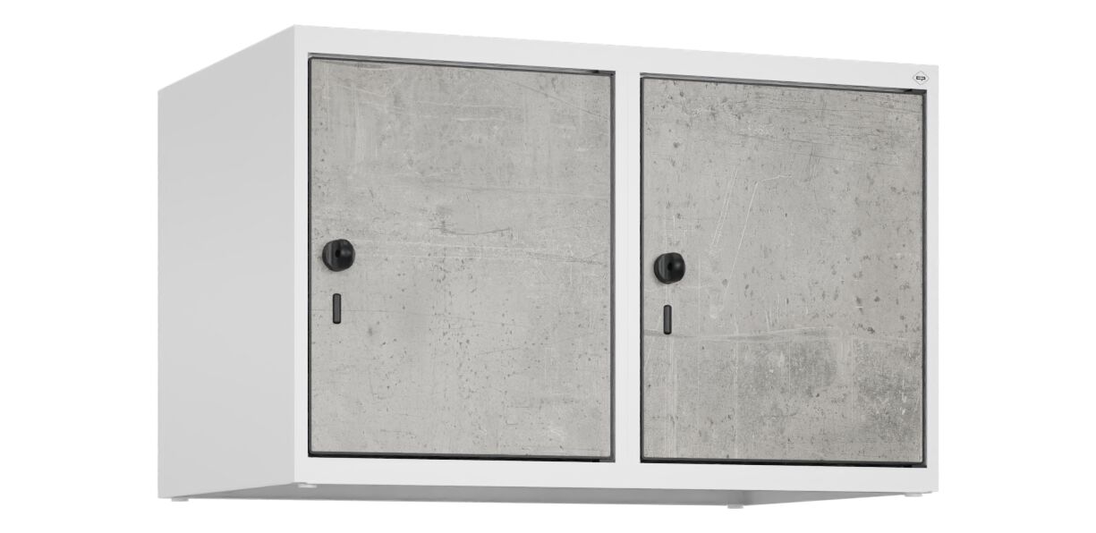 C+P Aufsatzschrank Evolo PLUS, 2 Abteile, 500x800x500mm