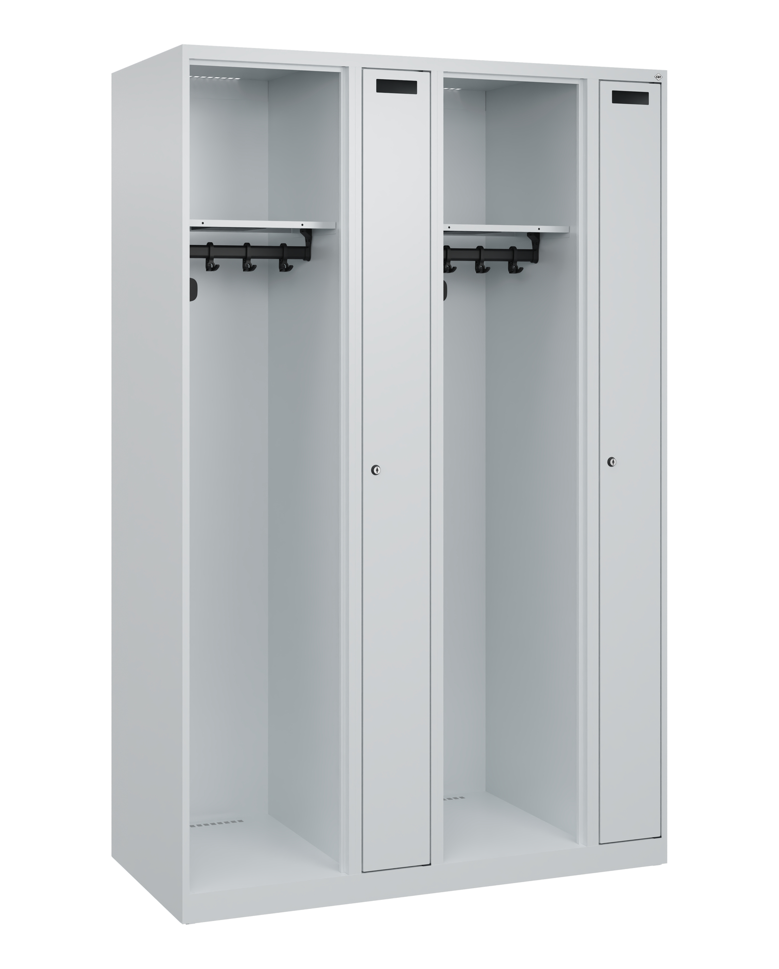 C+P Feuerwehrspind Kombi, 2 Abteile, 1850x1200x500