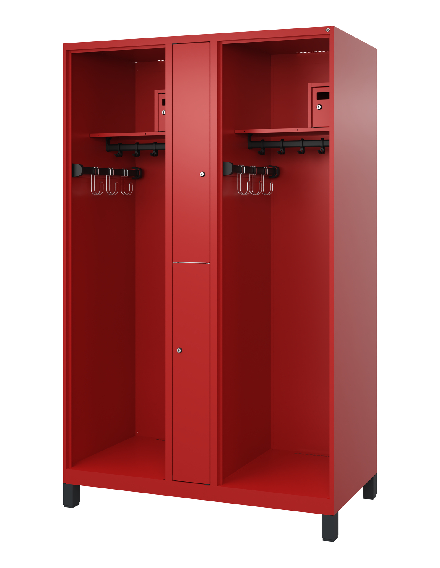 C+P Feuerwehrspind Maxi, 2 Fächer, 1850x1200x600mm
