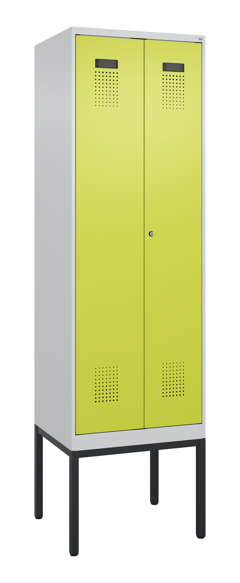 C+P PSA Doppel-Spind Evolo PLUS, Gestell, 2 Abteil