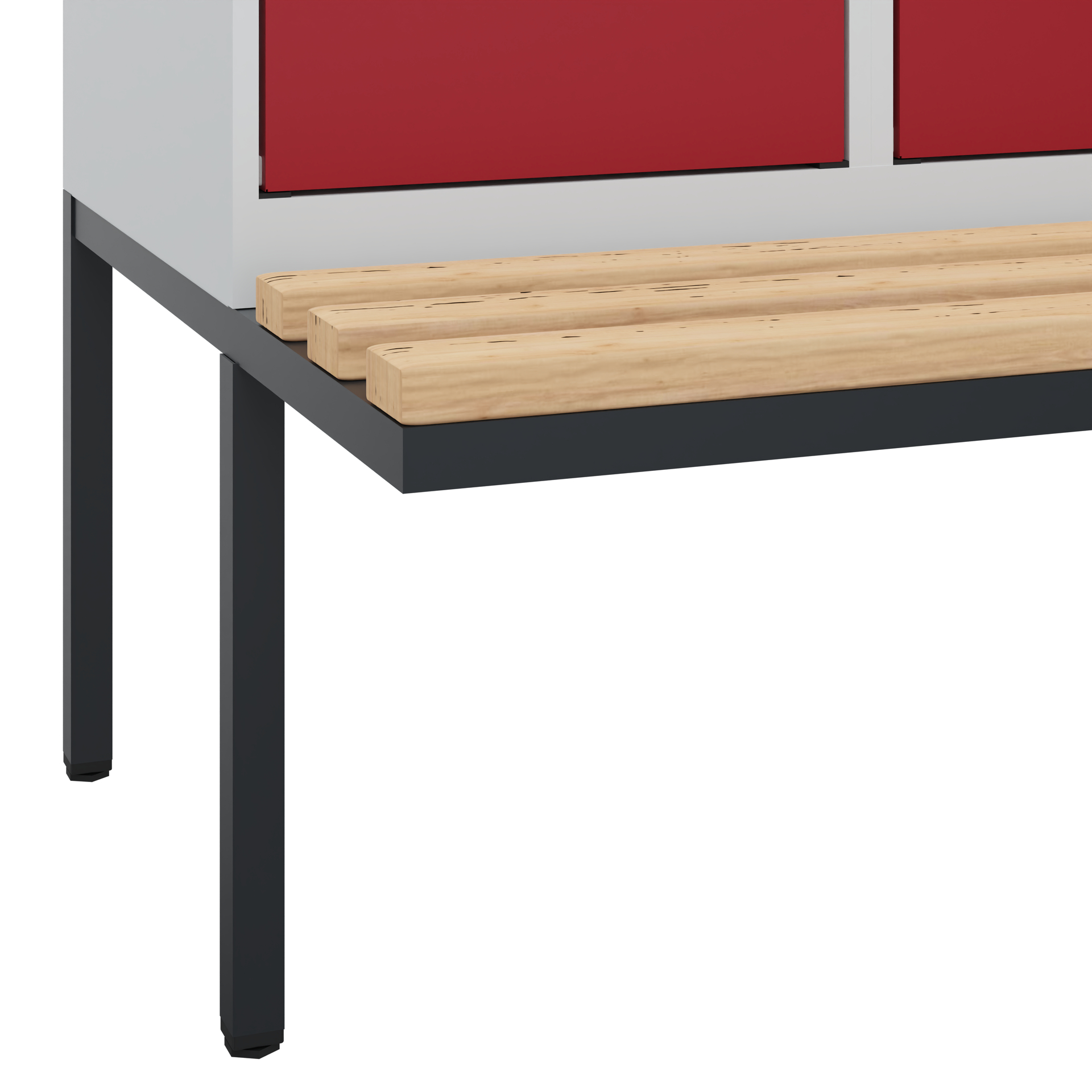 C+P Spind Evolo PLUS, Bank, 2 Abteile, 1950x800x81