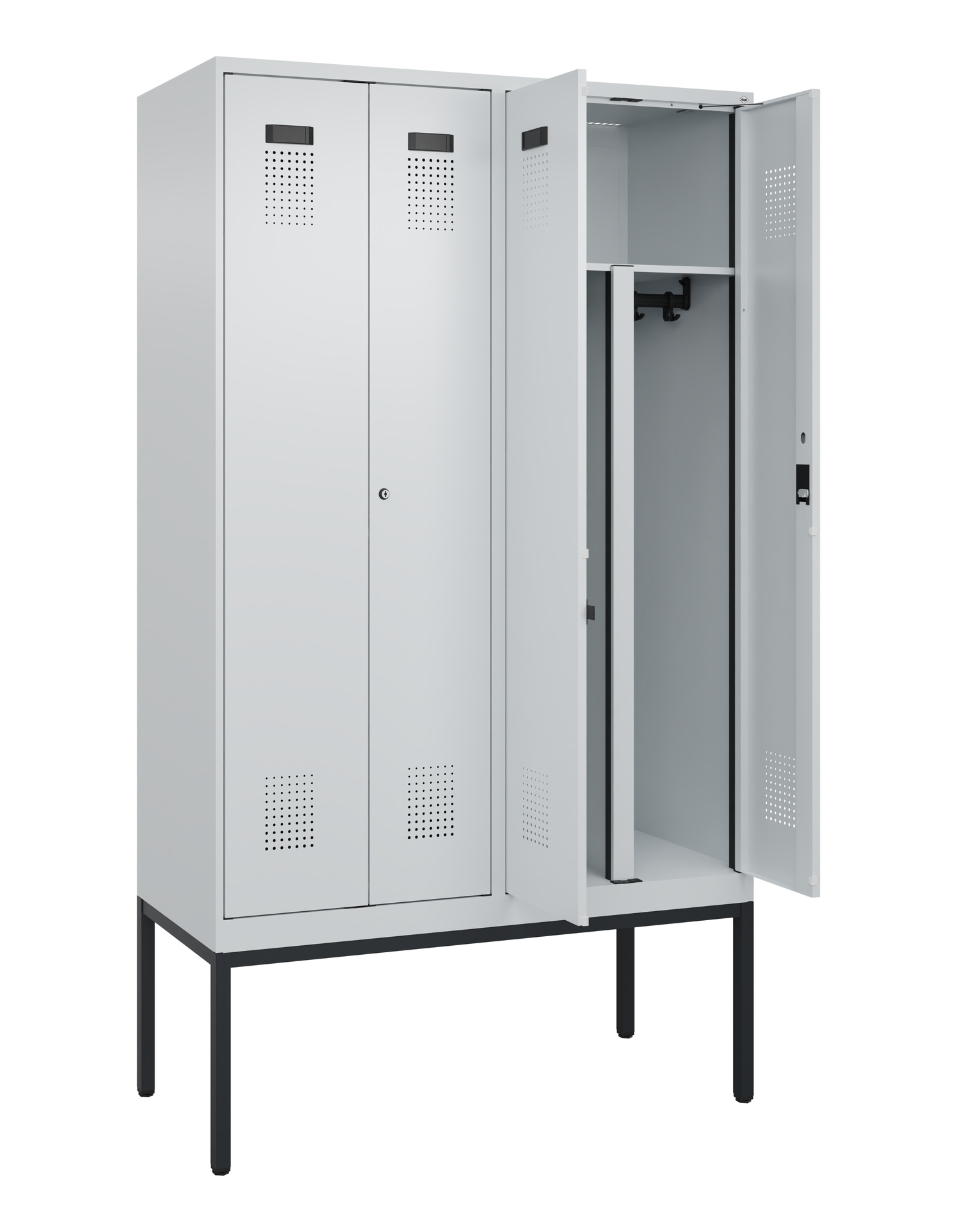 C+P PSA Doppel-Spind Evolo PLUS, Gestell, 4 Abteil