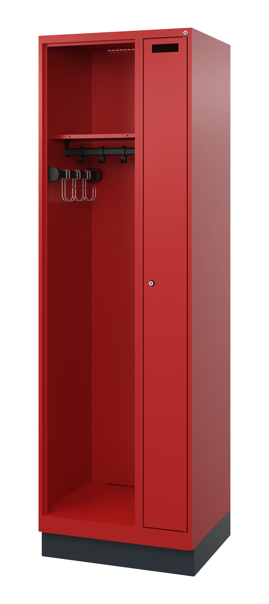 C+P Feuerwehrspind Kombi, 1 Abteil, 1850x600x500mm