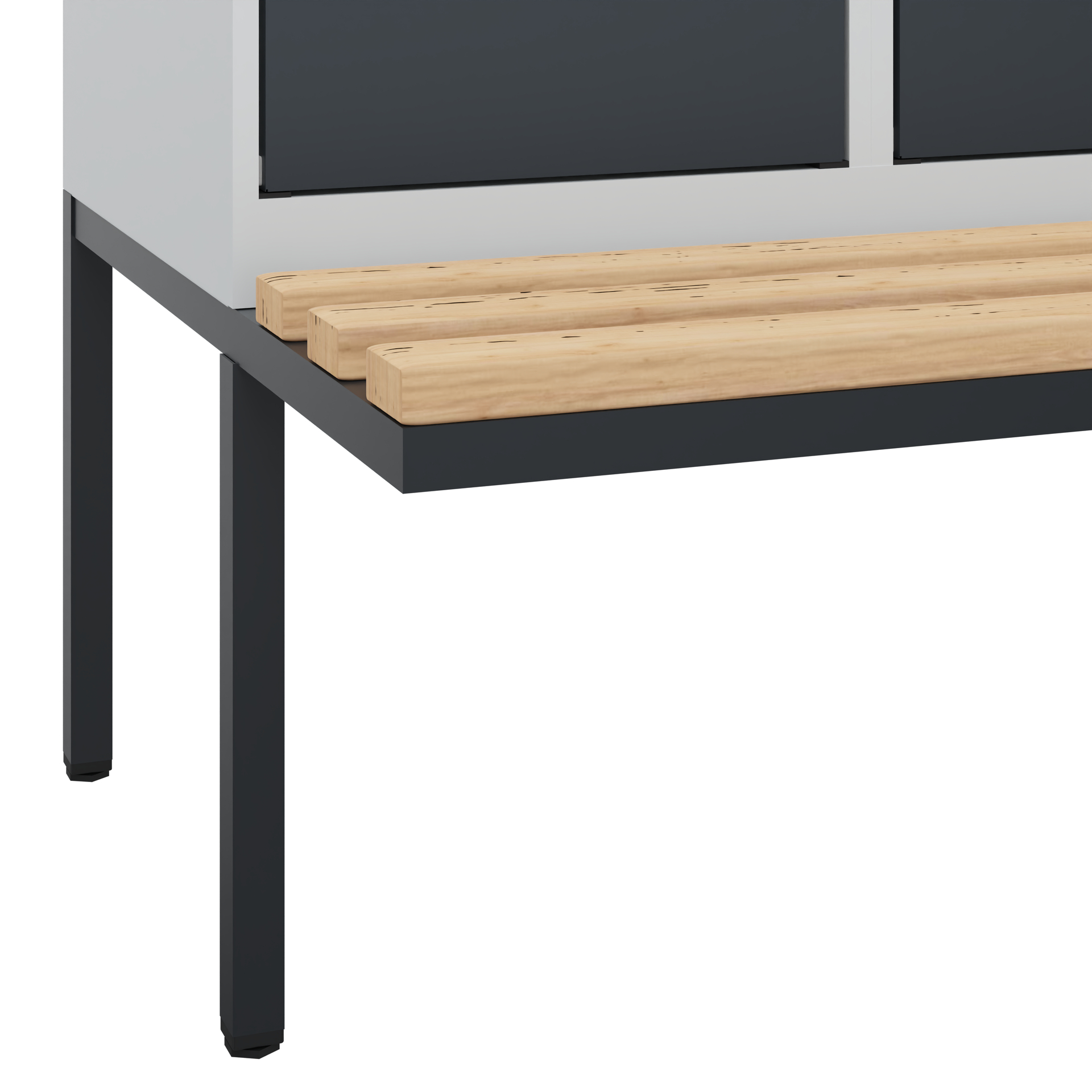 C+P Spind Evolo PLUS, Bank, 2 Abteile, 1950x800x81