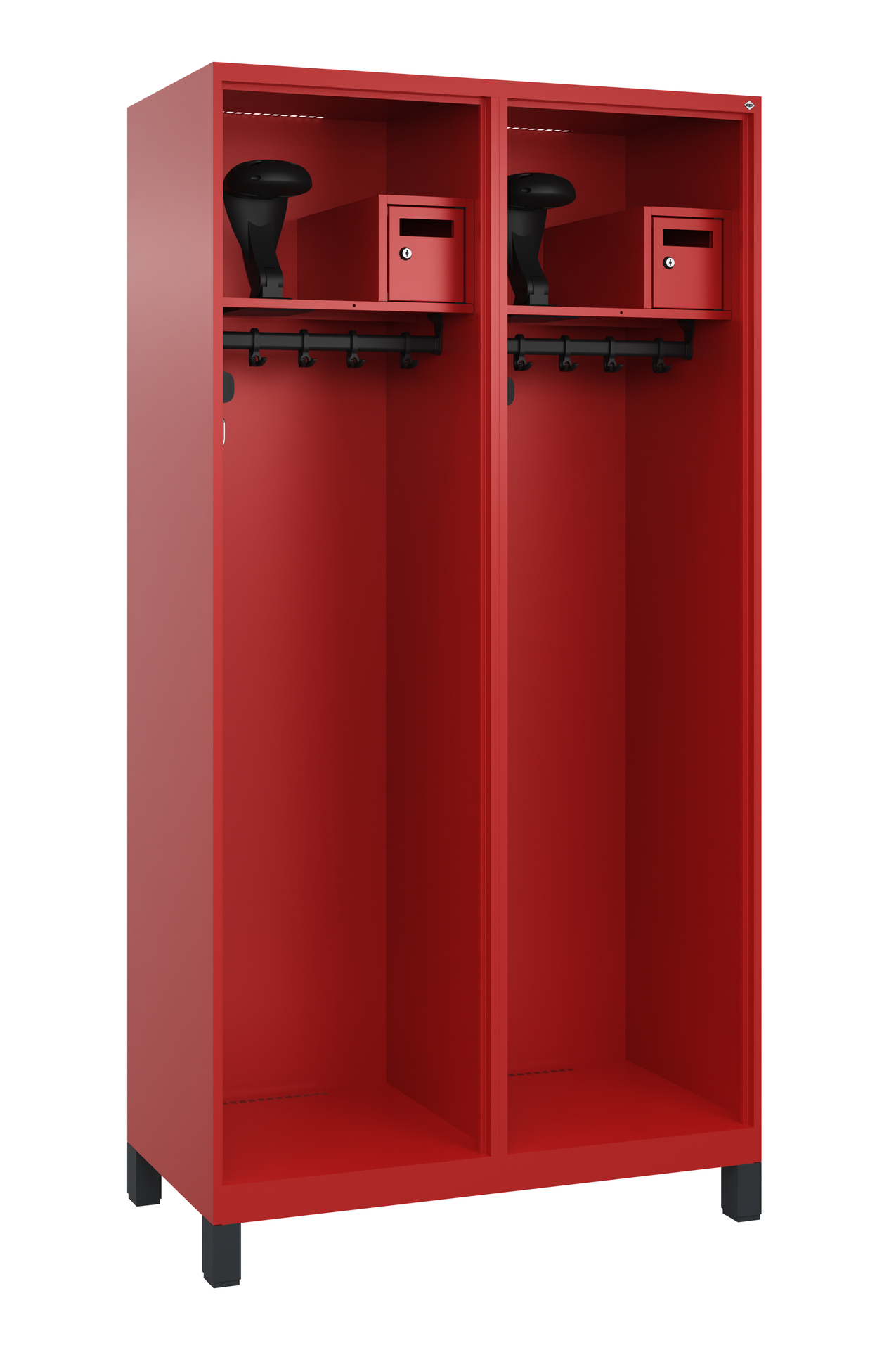 C+P Feuerwehrspind Flexo, 2 Abteile, 1850x1000x500