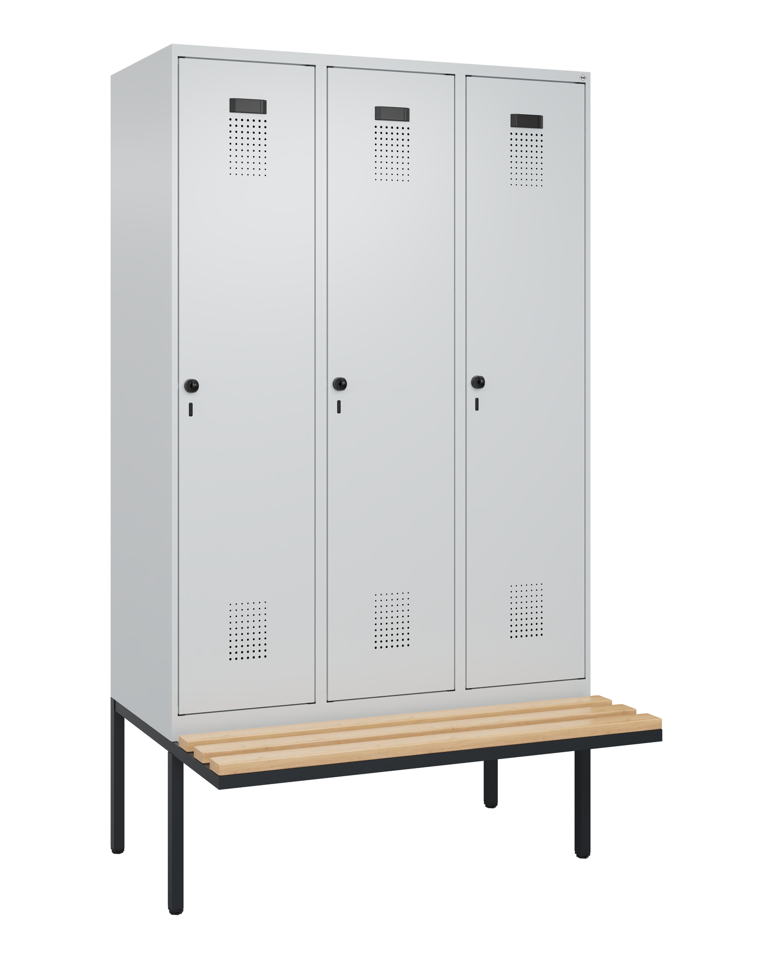 C+P Spind Evolo PLUS, Bank, 3 Abteile, 2120x1200x8