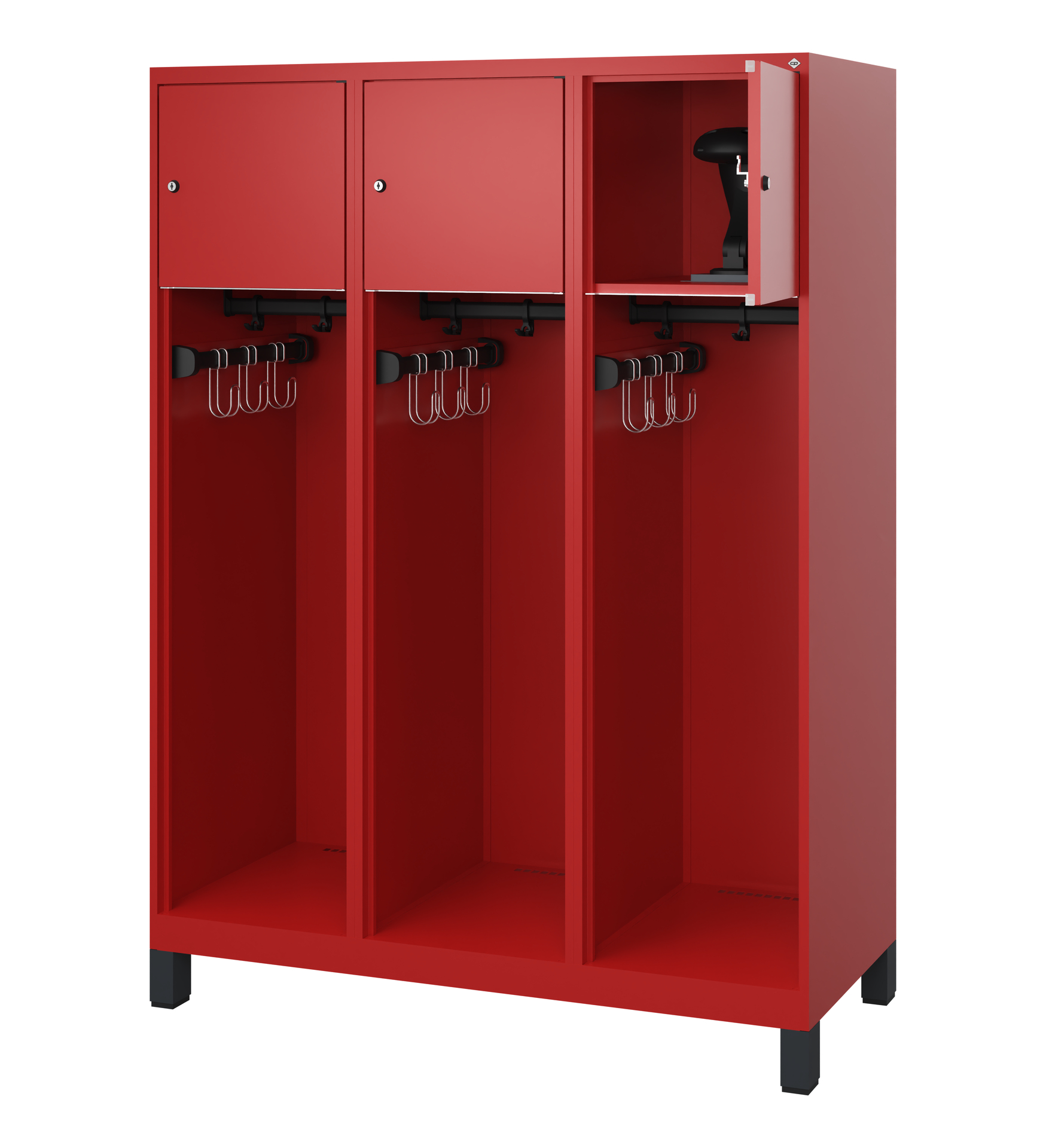 C+P Feuerwehrspind Youngster, 3 Abteile, 1530x1200