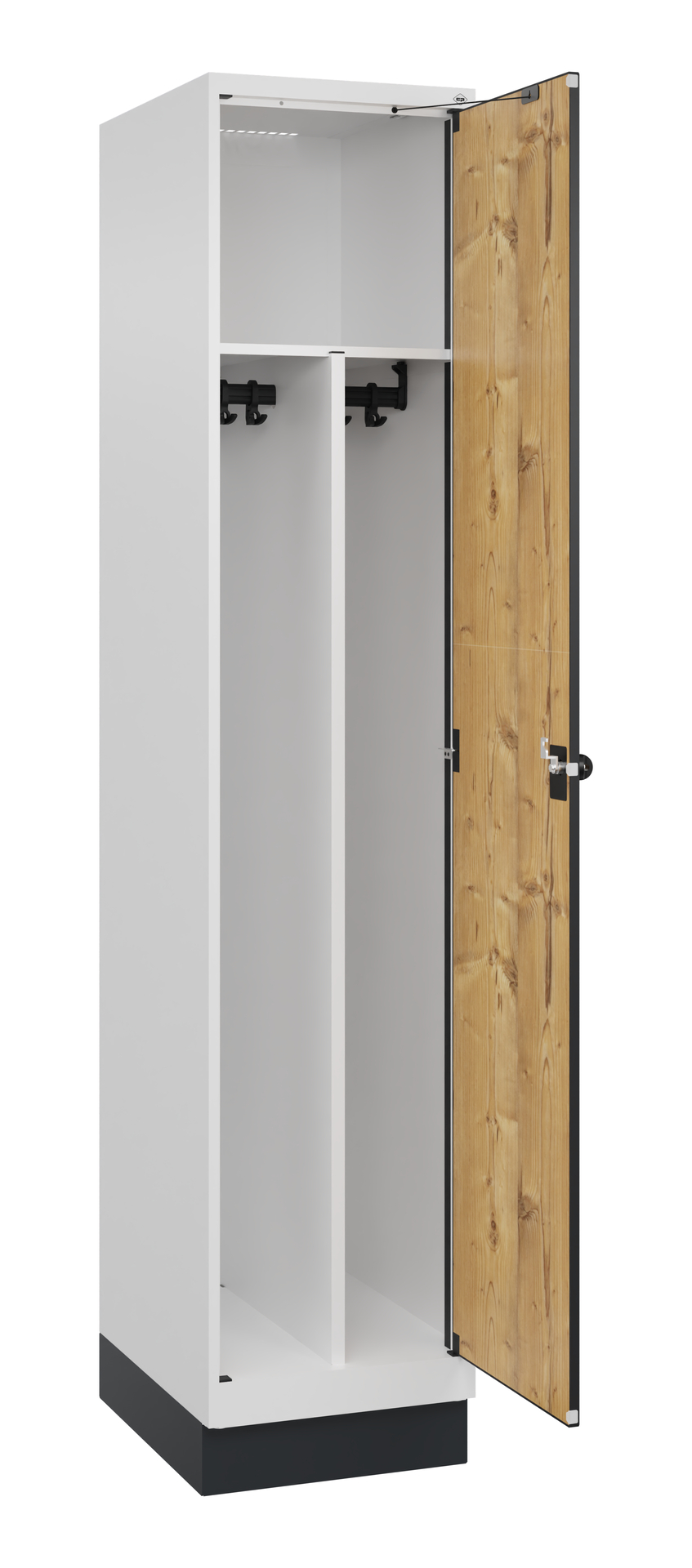 C+P Spind Evolo PLUS, Sockel, 1 Abteil, 1950x400x500mm