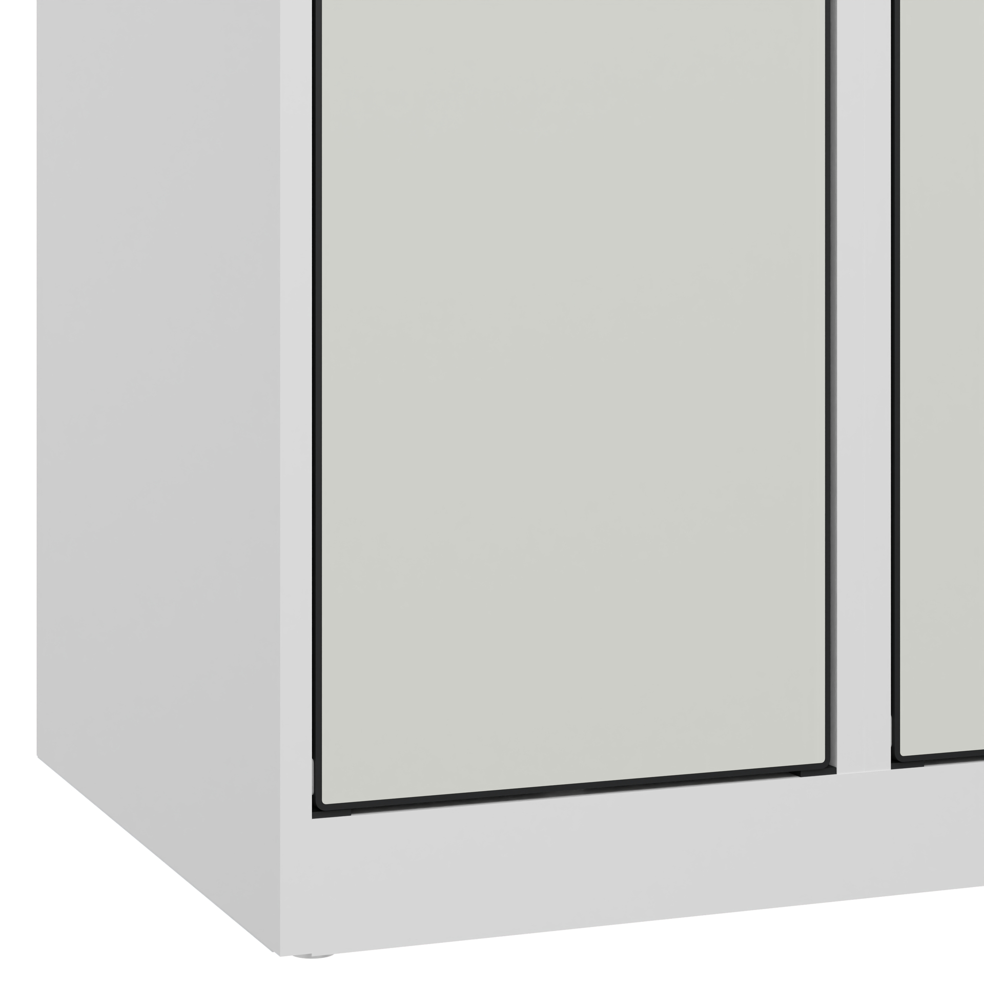 C+P Aufbewahrungsspind Evolo PLUS, 2 Abteile, 1850x600x500mm