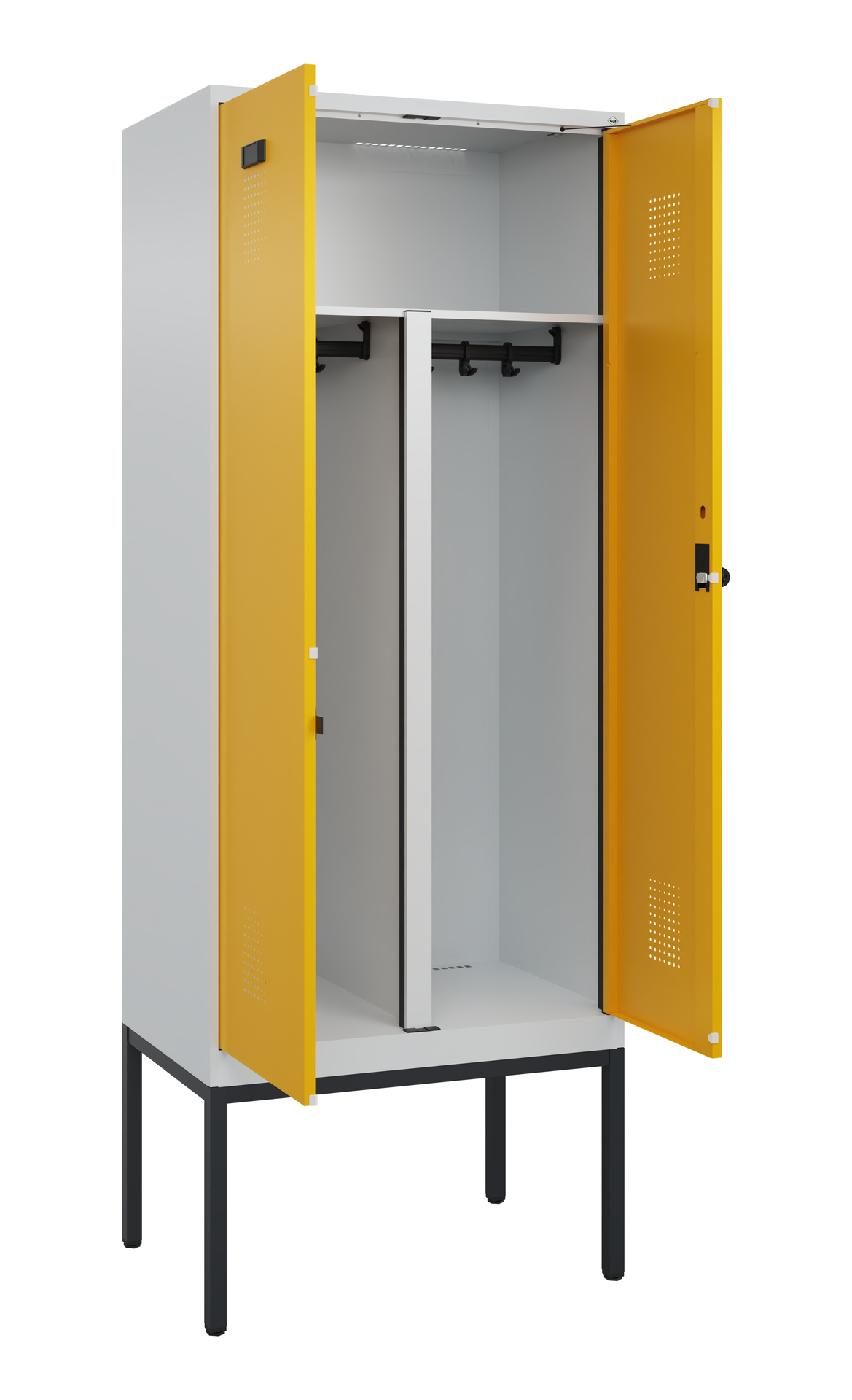 C+P PSA Doppel-Spind Evolo PLUS, Gestell, 2 Abteil