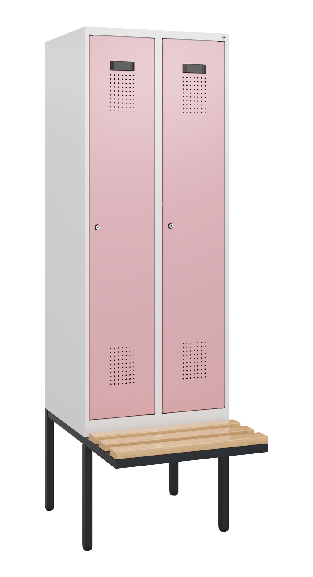 C+P Spind Evolo PLUS, Bank, 2 Abteile, 1950x600x81