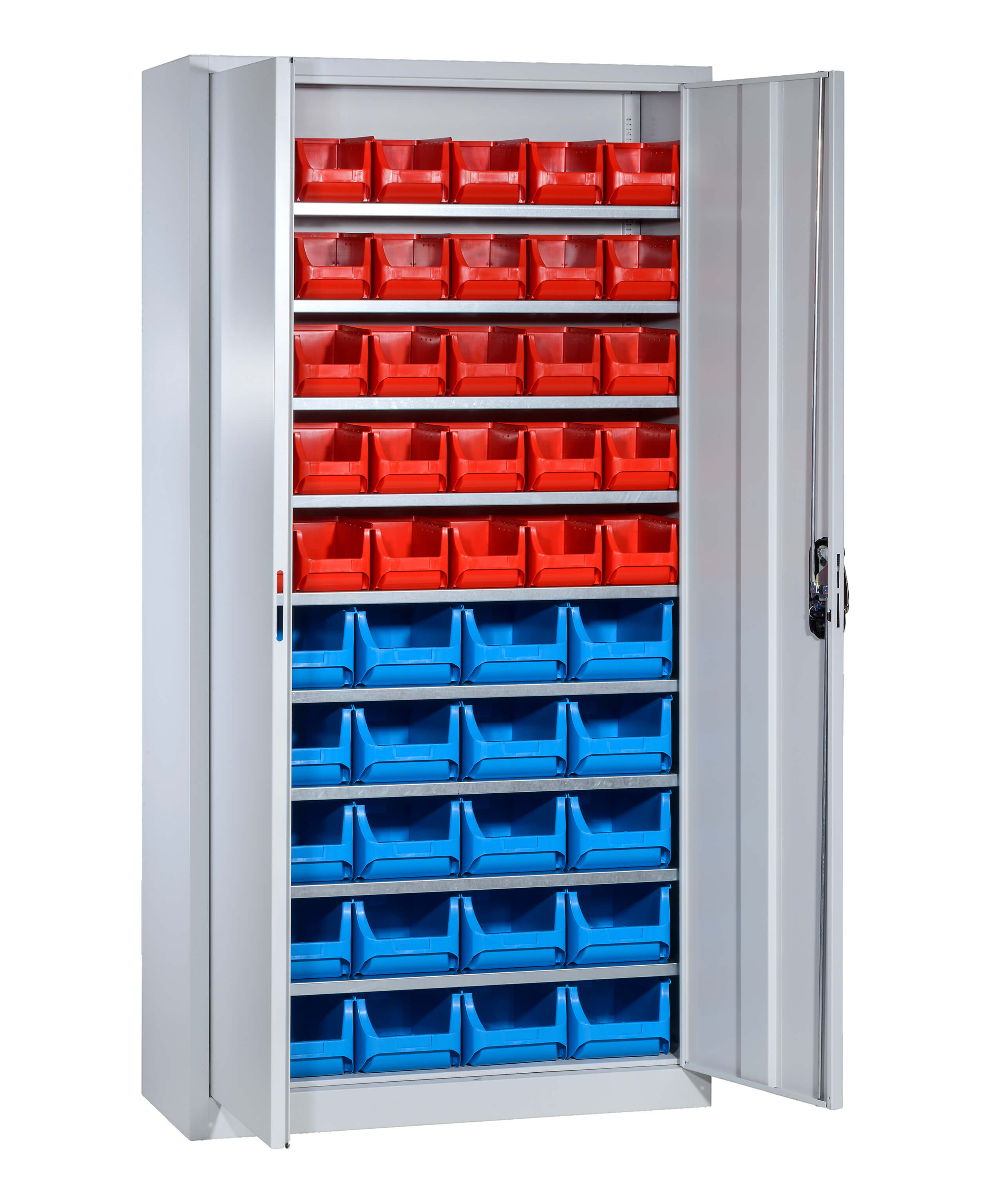 C+P Magazinschrank Serie 13, 1980x1000x420mm, 7035/7035