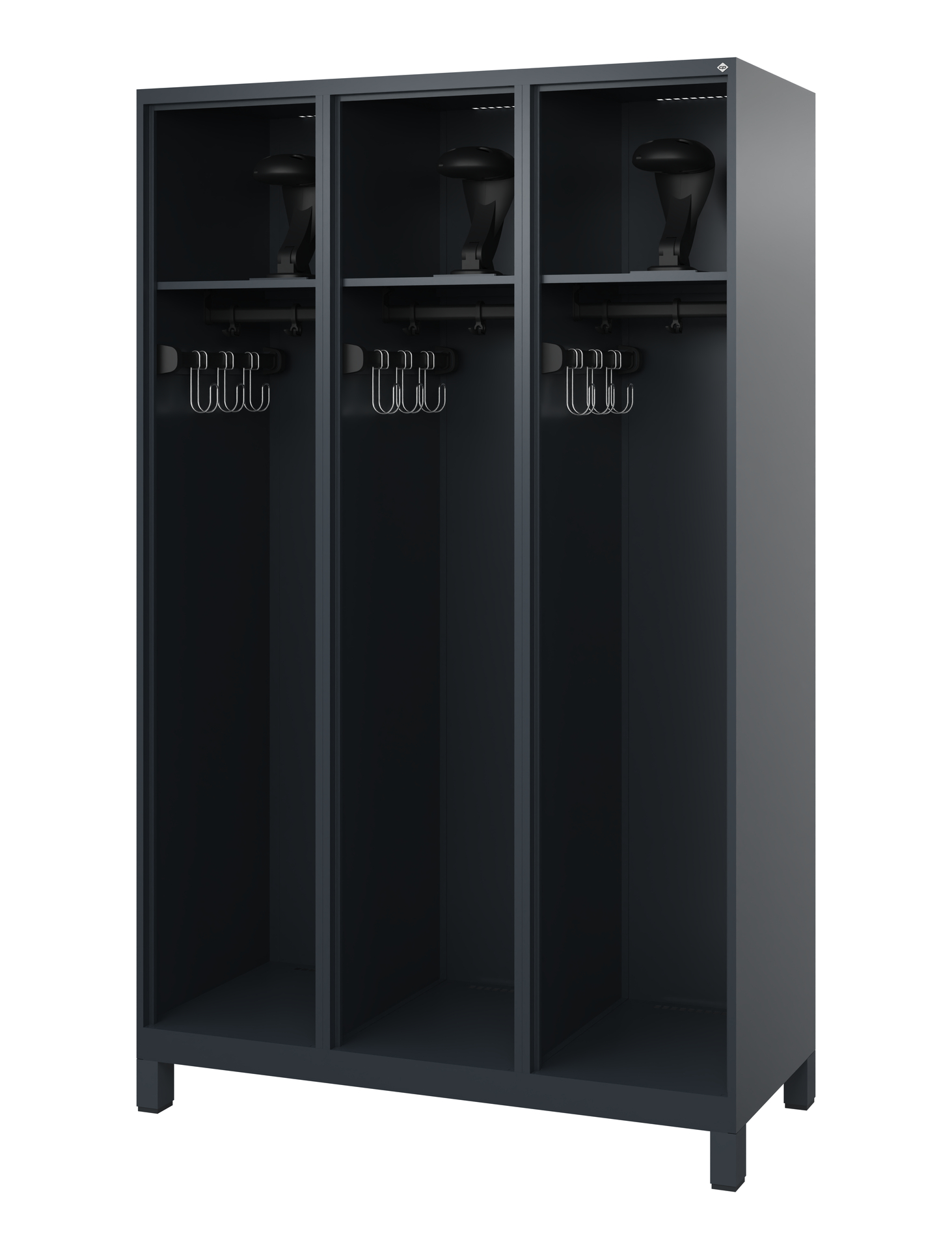 C+P Feuerwehrspind Expert, 4 Abteile, 1850x1200x50