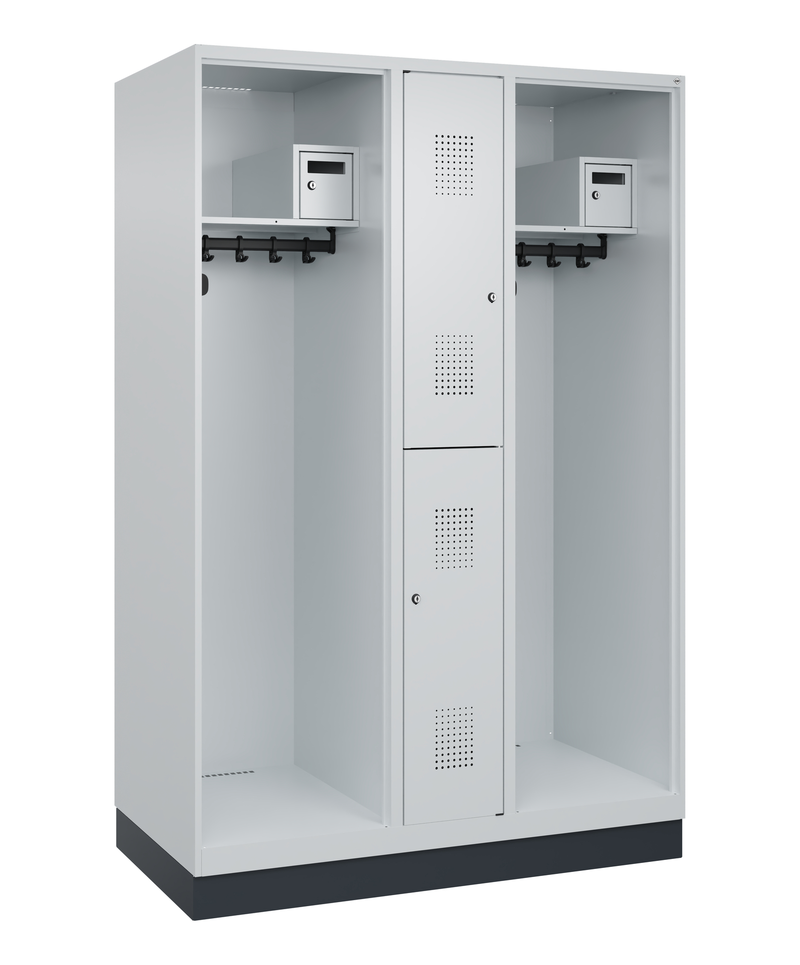 C+P Feuerwehrspind Maxi, 2 Fächer, 1850x1300x600mm