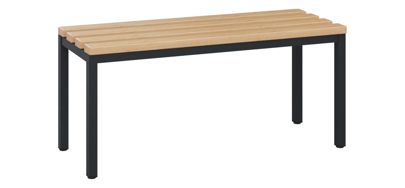 C+P Sitzbank Solid, 450x1000x358mm, 7021/Buche