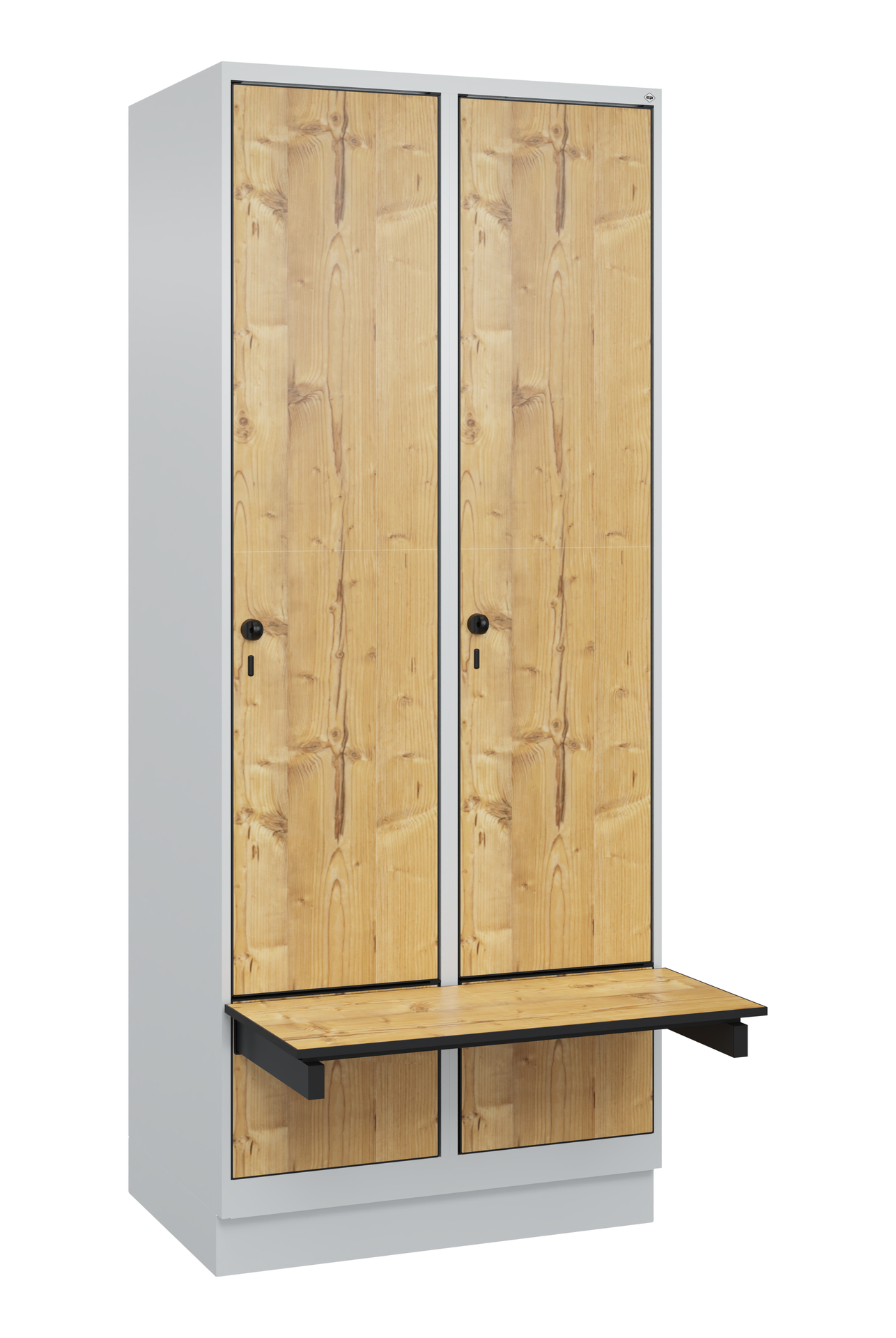 C+P Spind Evolo PLUS, Bank, 2 Abteile, 1950x800x815mm