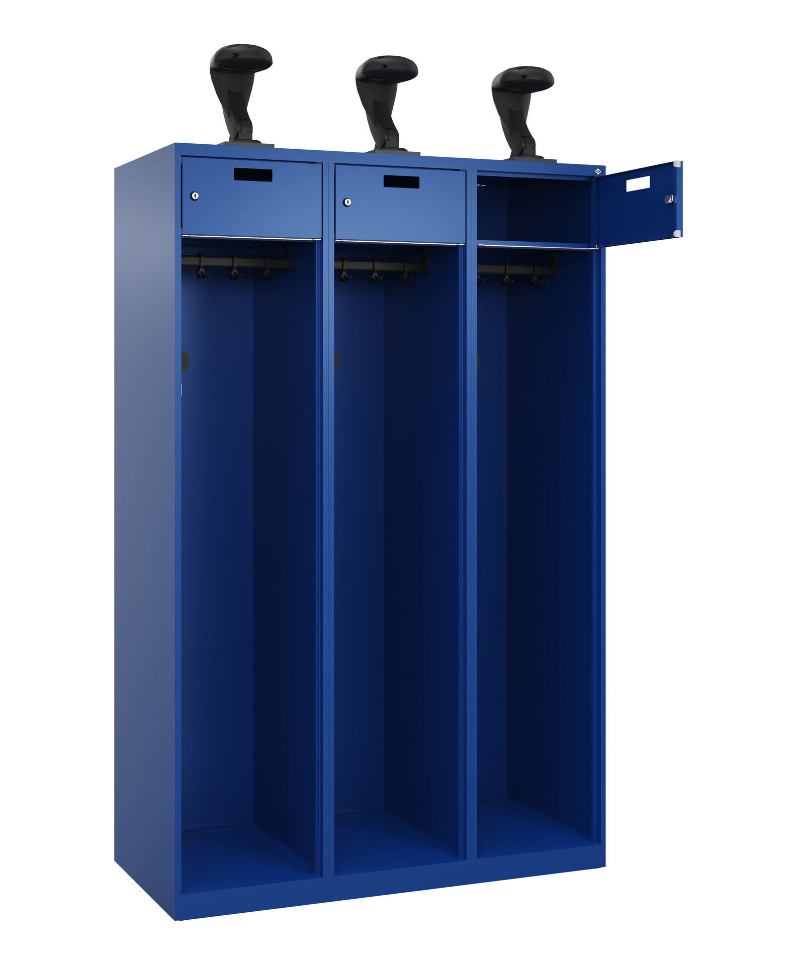 C+P Feuerwehrspind Praktus, 3 Abteile, 1850x1200x5