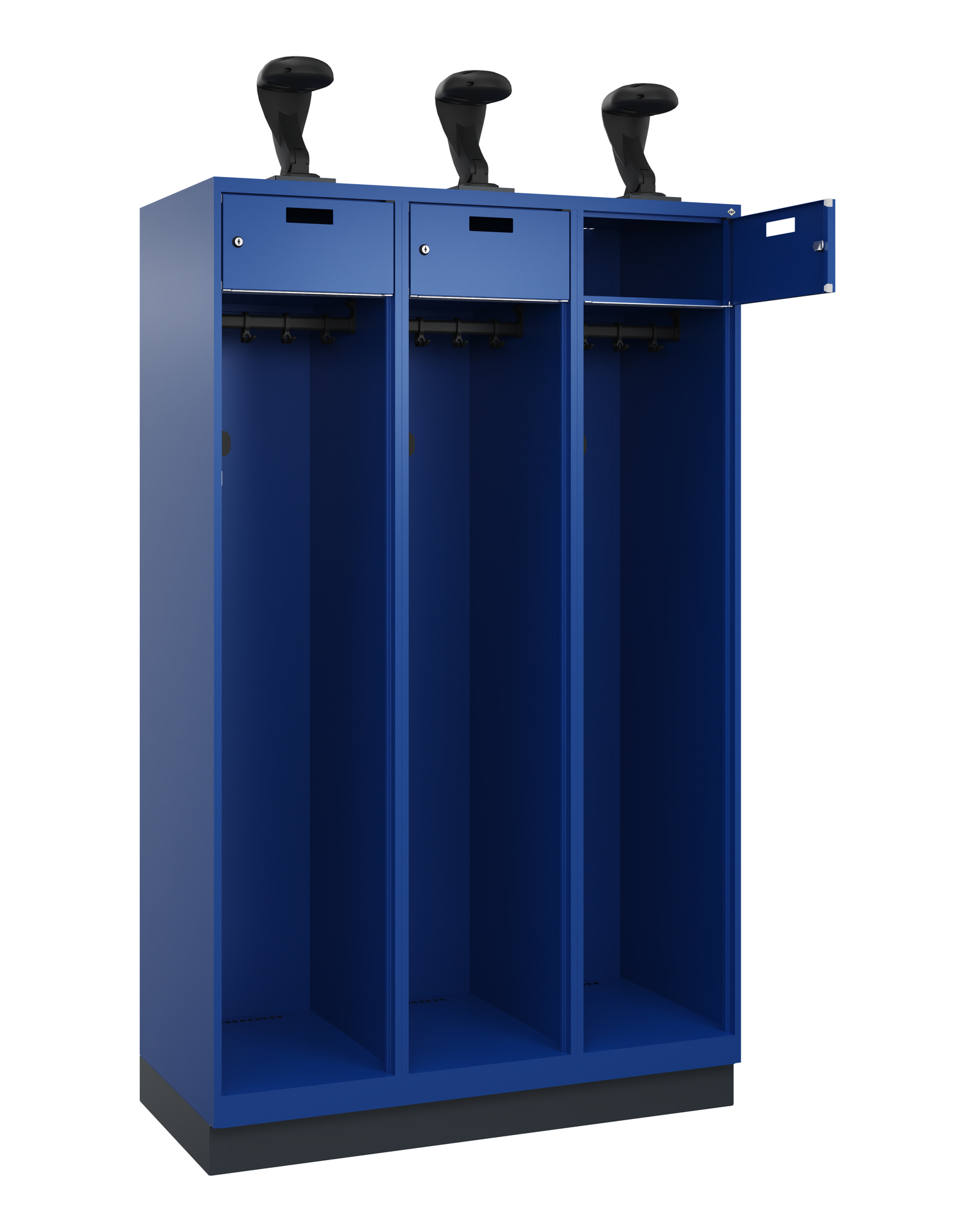 C+P Feuerwehrspind Praktus, 3 Abteile, 1850x1200x5