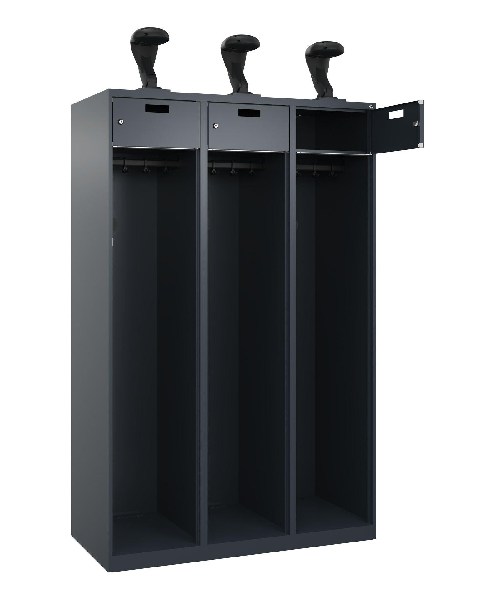 C+P Feuerwehrspind Praktus, 3 Abteile, 1850x1200x5