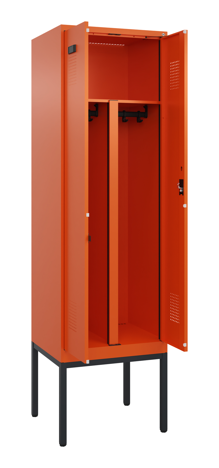 C+P PSA Doppel-Spind Evolo PLUS, Gestell, 2 Abteil