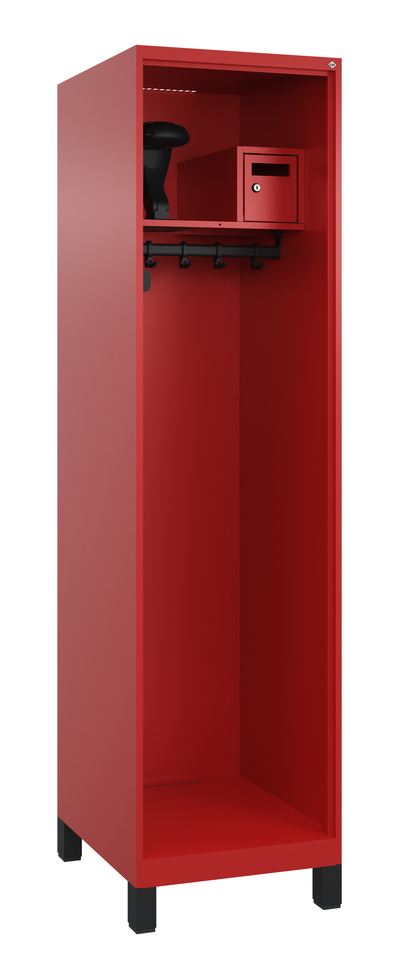 C+P Feuerwehrspind Flexo, 1 Abteil, 1850x500x600mm