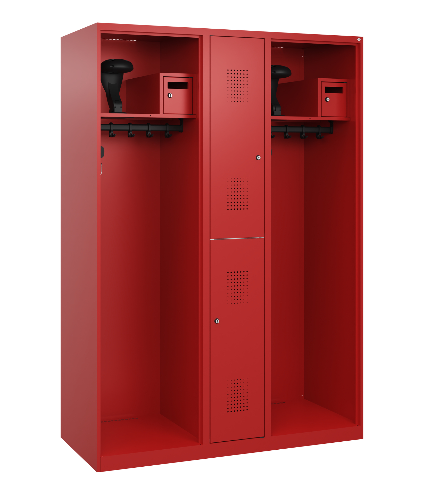 C+P Feuerwehrspind Maxi, 2 Fächer, 1850x1300x500mm