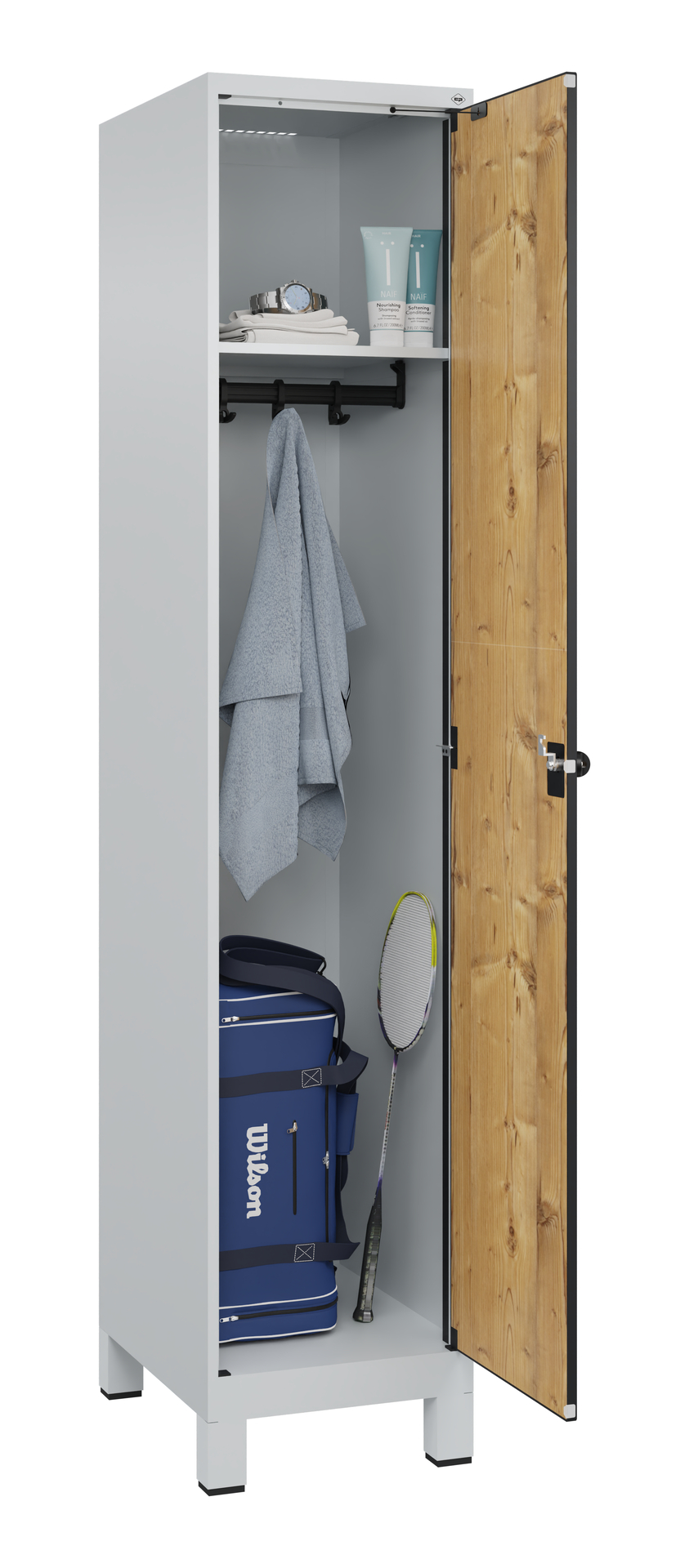 C+P Spind Evolo PLUS, F��e, 1 Abteil, 1950x400x500mm