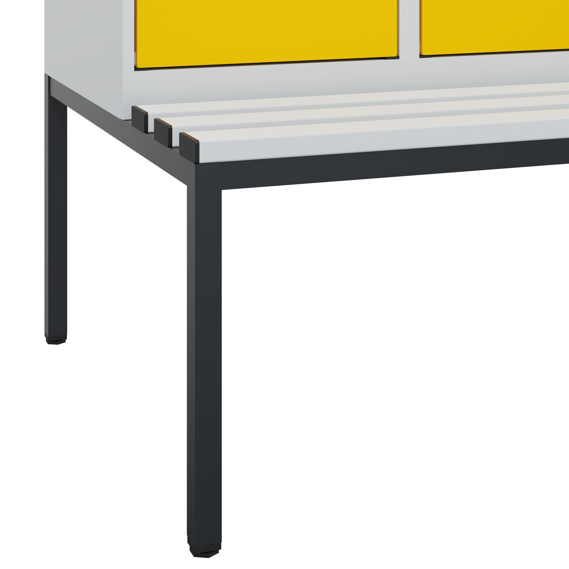 C+P Doppelstock-Spind Evolo PLUS, Bank, 4 Fächer, 