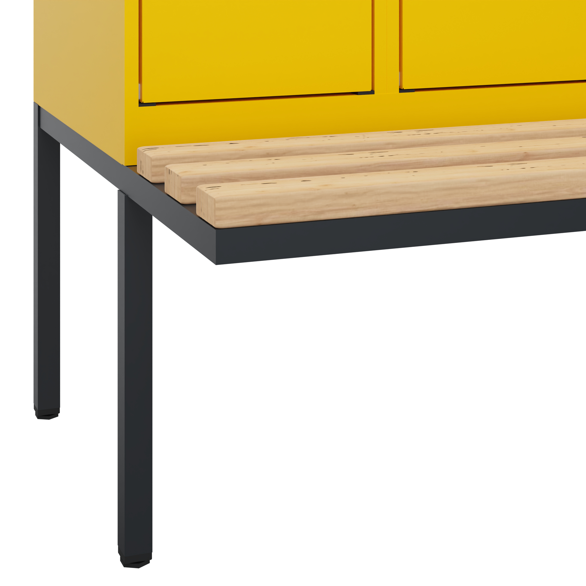 C+P Spind Evolo PLUS, Bank, 2 Abteil, 2120x600x815