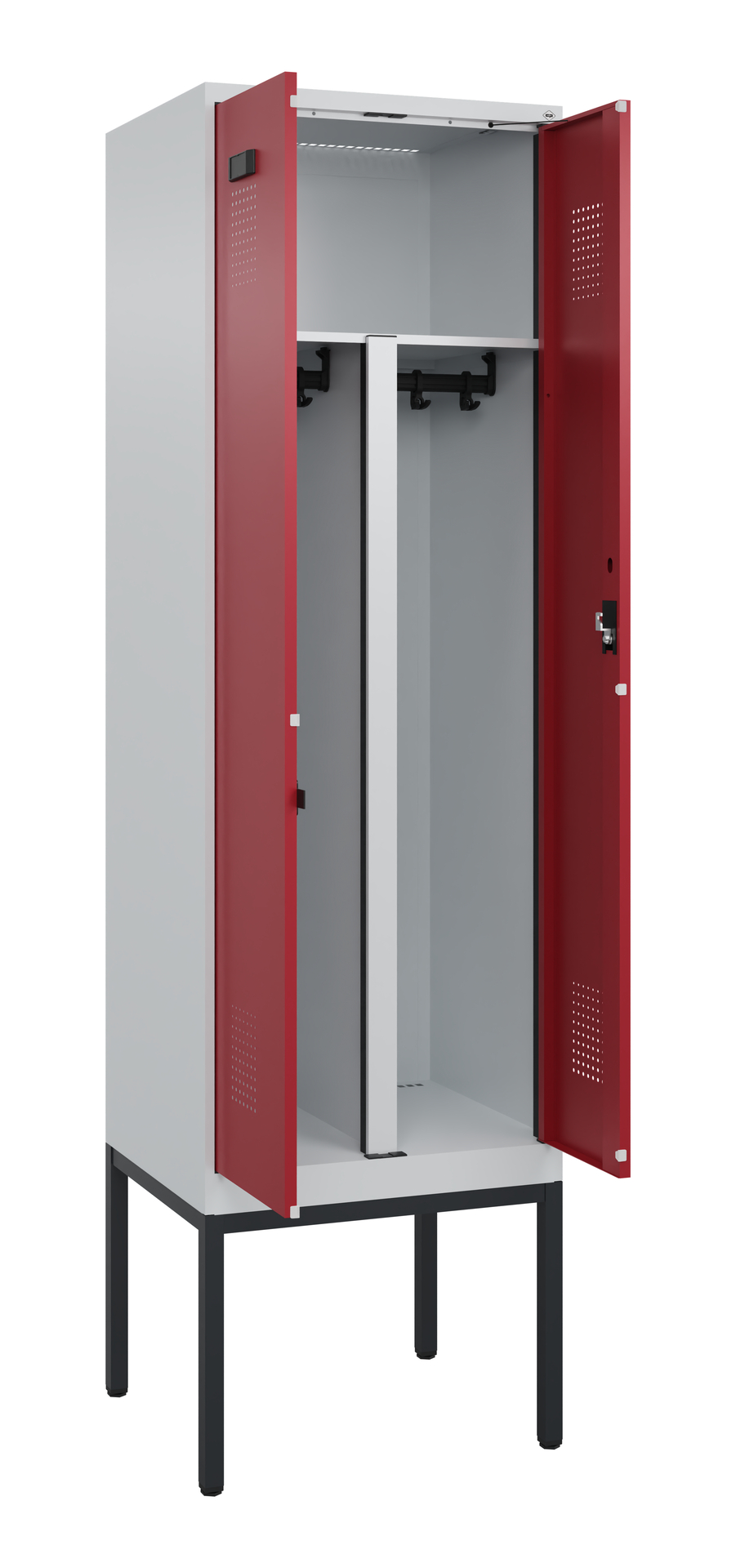 C+P PSA Doppel-Spind Evolo PLUS, Gestell, 2 Abteil