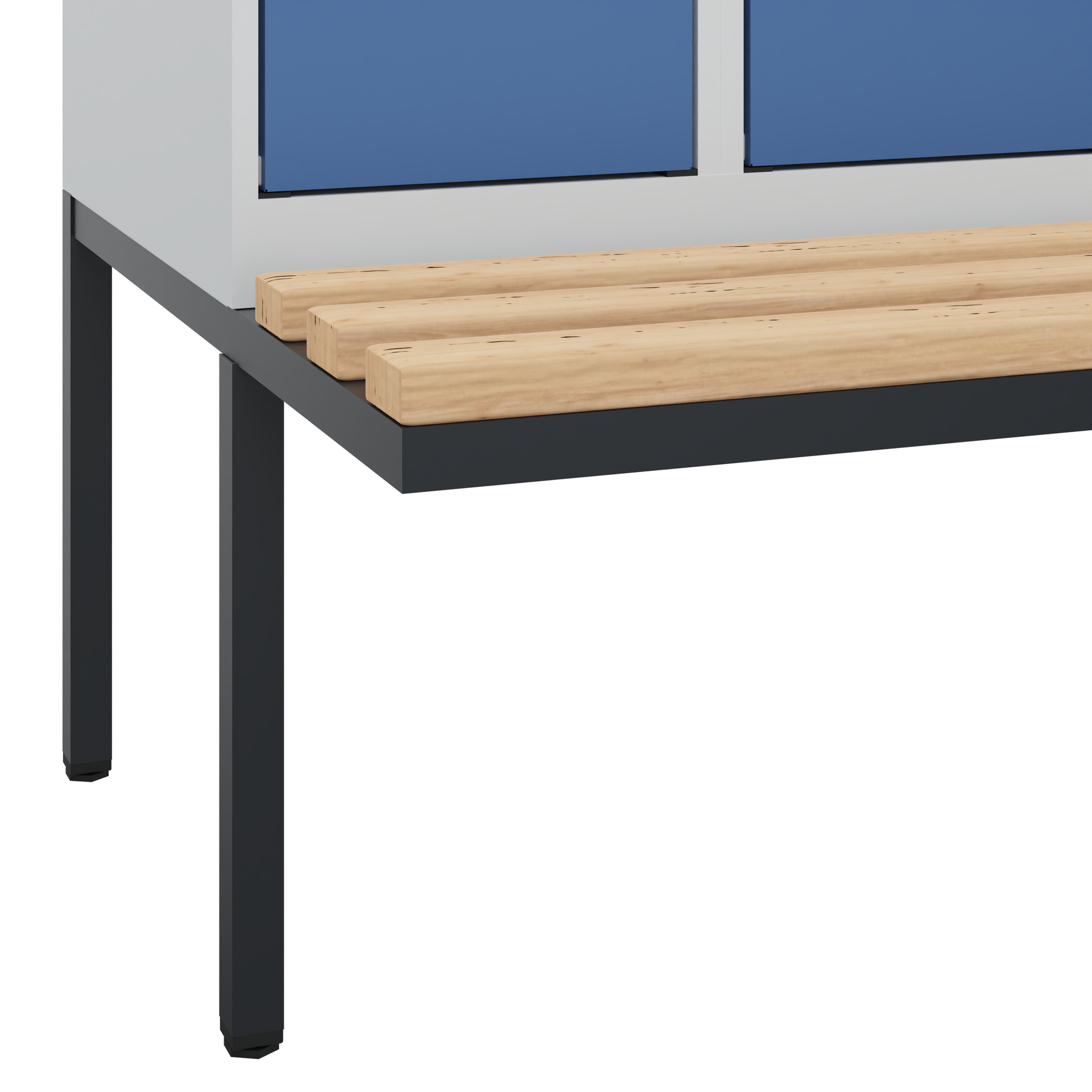C+P Spind Evolo PLUS, Bank, 3 Abteile, 2120x900x81