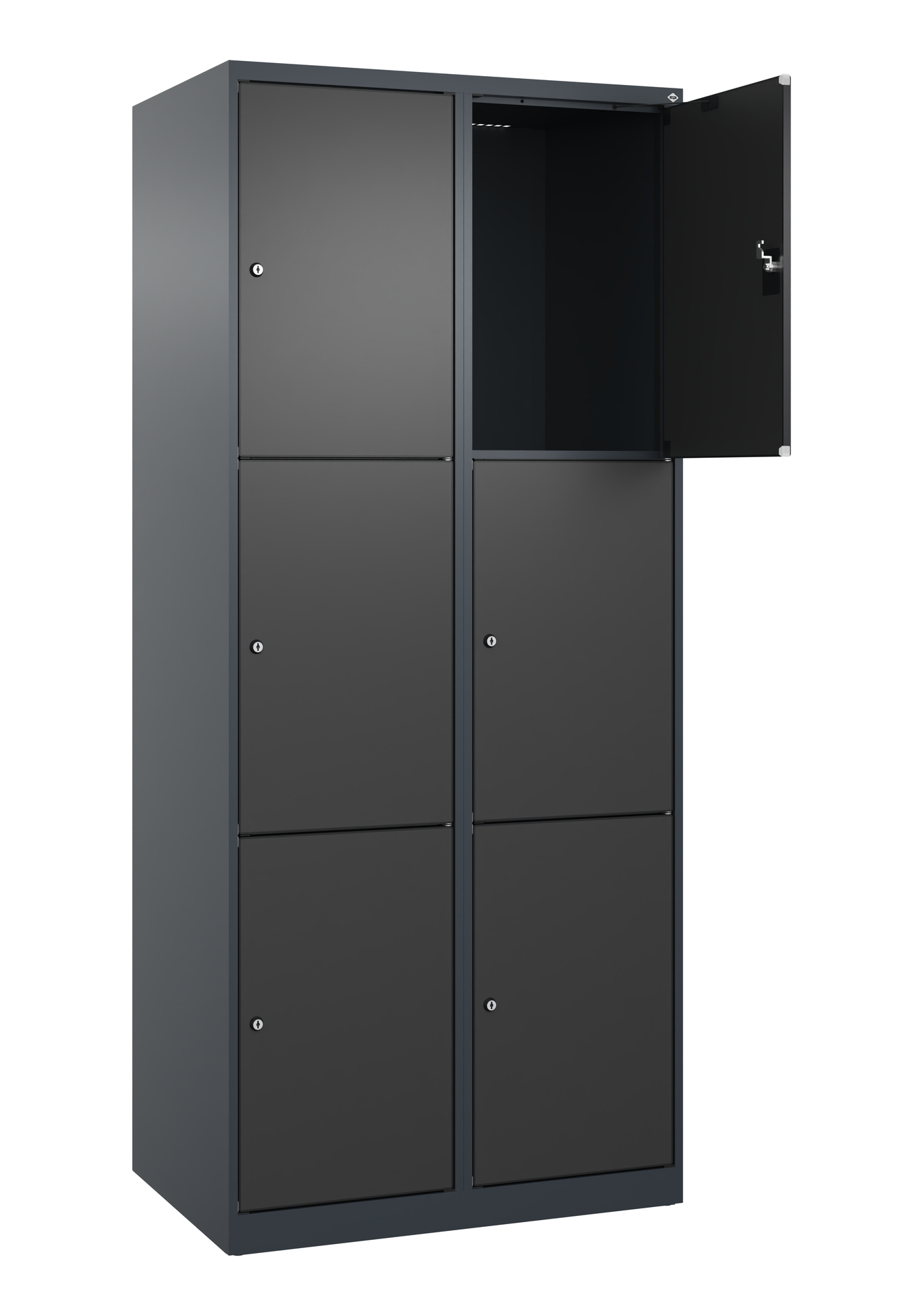 C+P Schlie�fachschrank Evolo PLUS, 6 F�cher, 1850x800x500mm