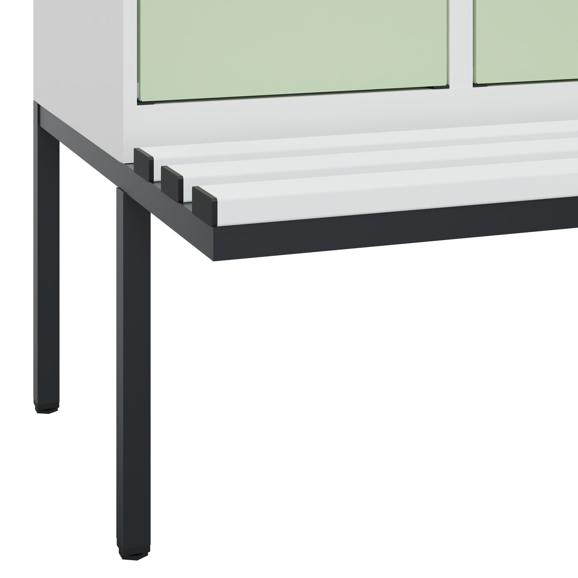 C+P Spind Evolo PLUS, Bank, 3 Abteile, 2120x1200x8