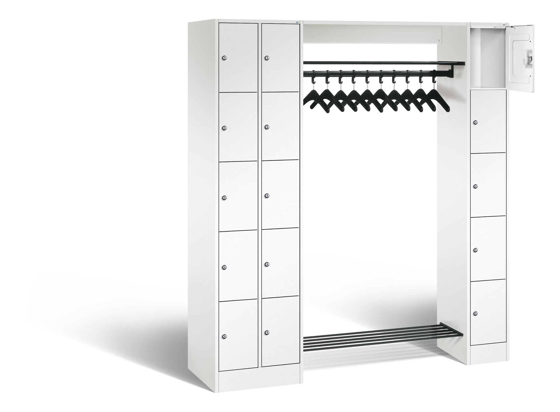 C+P Offene Garderobe, H1950xB2100xT480mm