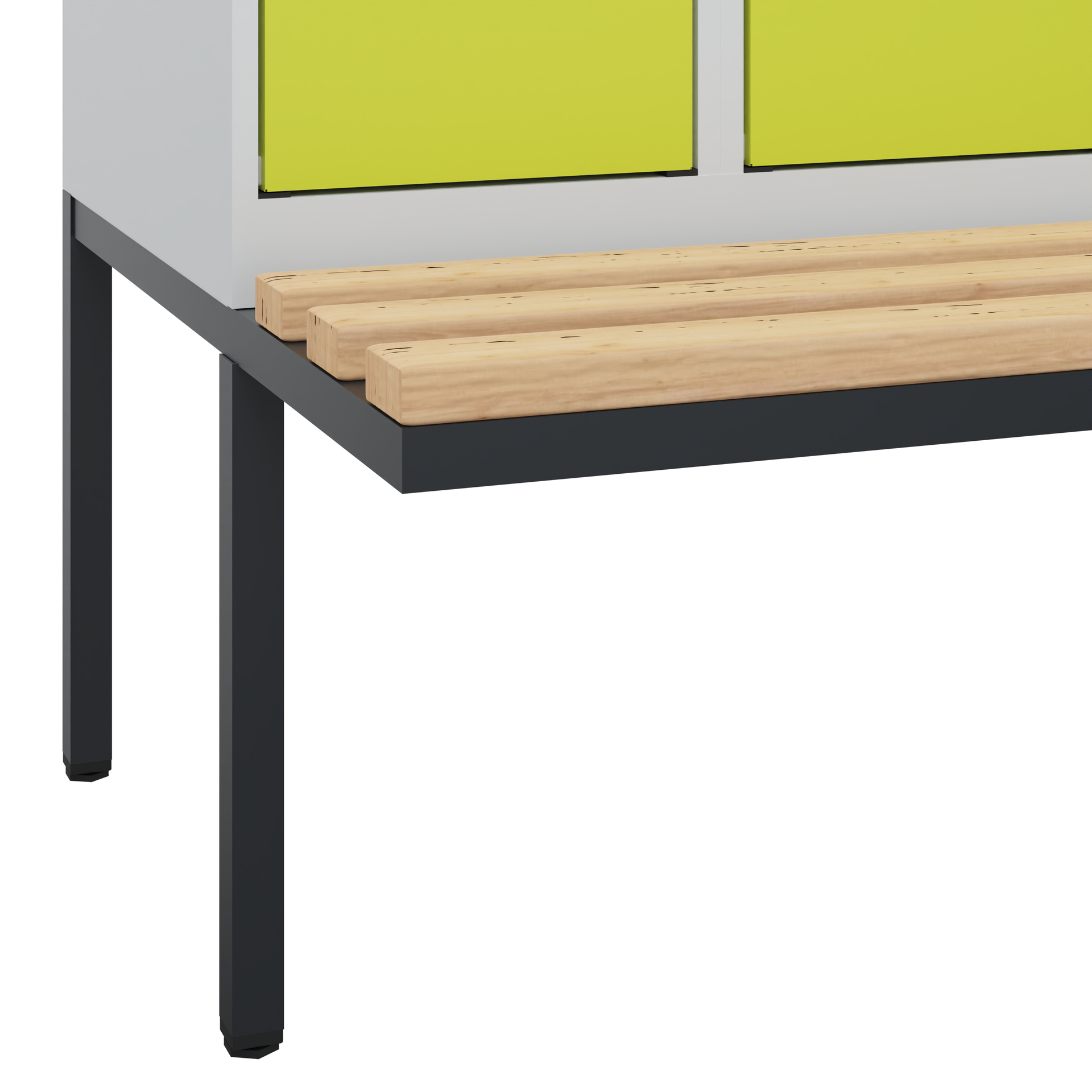C+P Spind Evolo PLUS, Bank, 3 Abteile, 2120x900x81