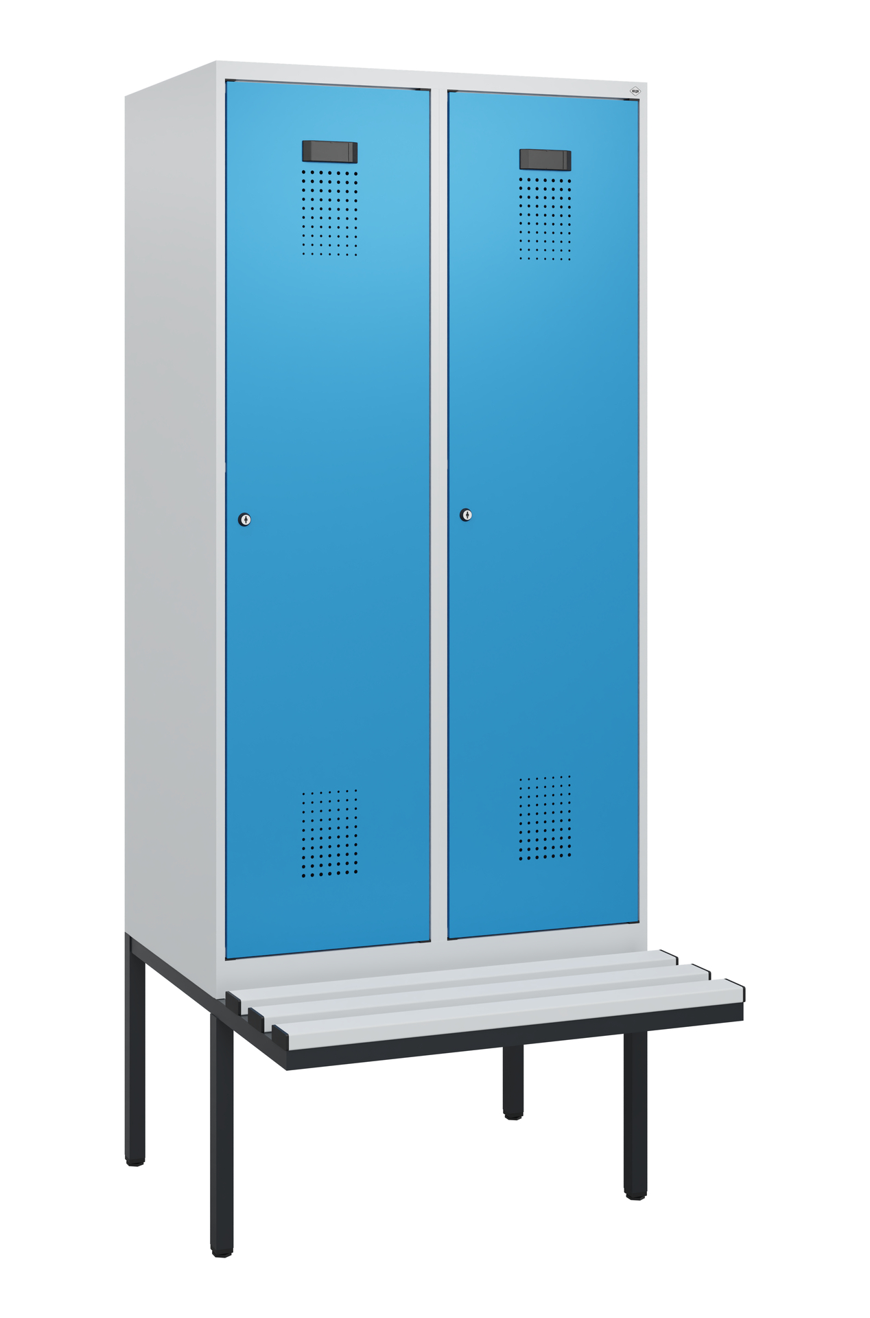 C+P Spind Evolo PLUS, Bank, 2 Abteile, 1950x800x81